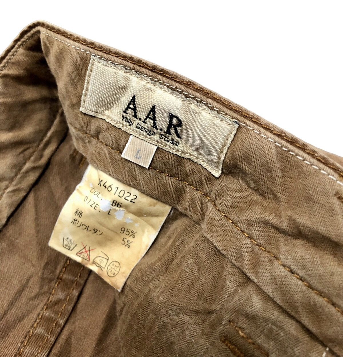 Japanese Brand × Y's × Yohji Yamamoto Vintage A.A.R Yohji Yamamoto Design Studio Smart Casual Pant Size US 32 / EU 48 - 12 Thumbnail