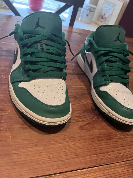 jordan pine green low
