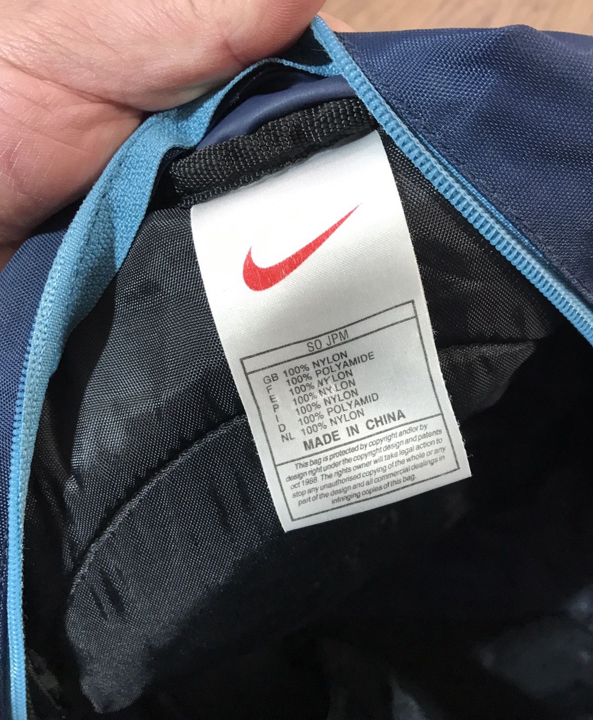Vintage Vintage 90s Nike Swoosh Bag 80s Old Size ONE SIZE - 7 Thumbnail