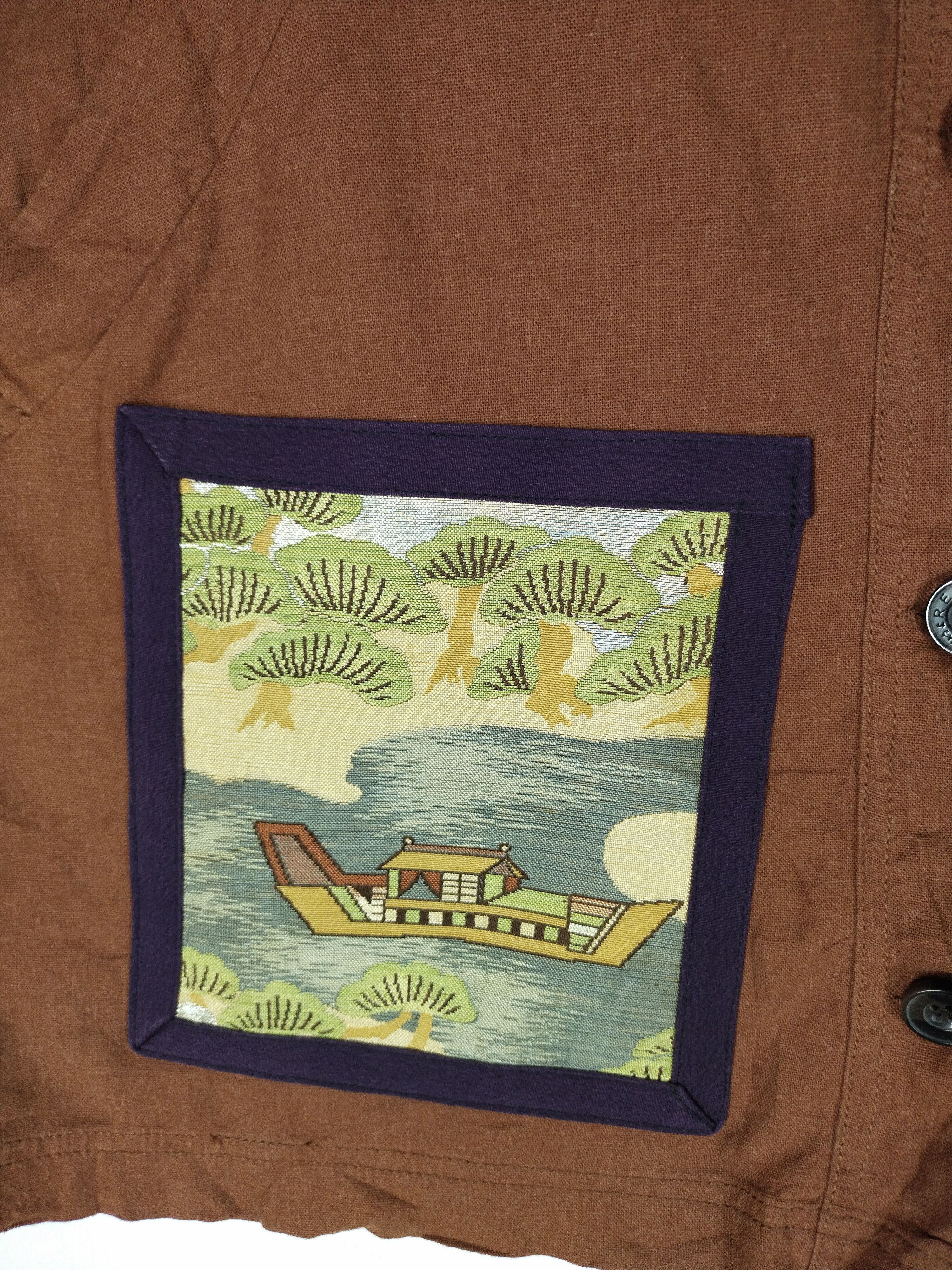 Japanese Brand TRUE VINTAGE PATCHWORKS VIEW 70s RARE COAT JACKET Size M / US 6-8 / IT 42-44 - 3 Thumbnail