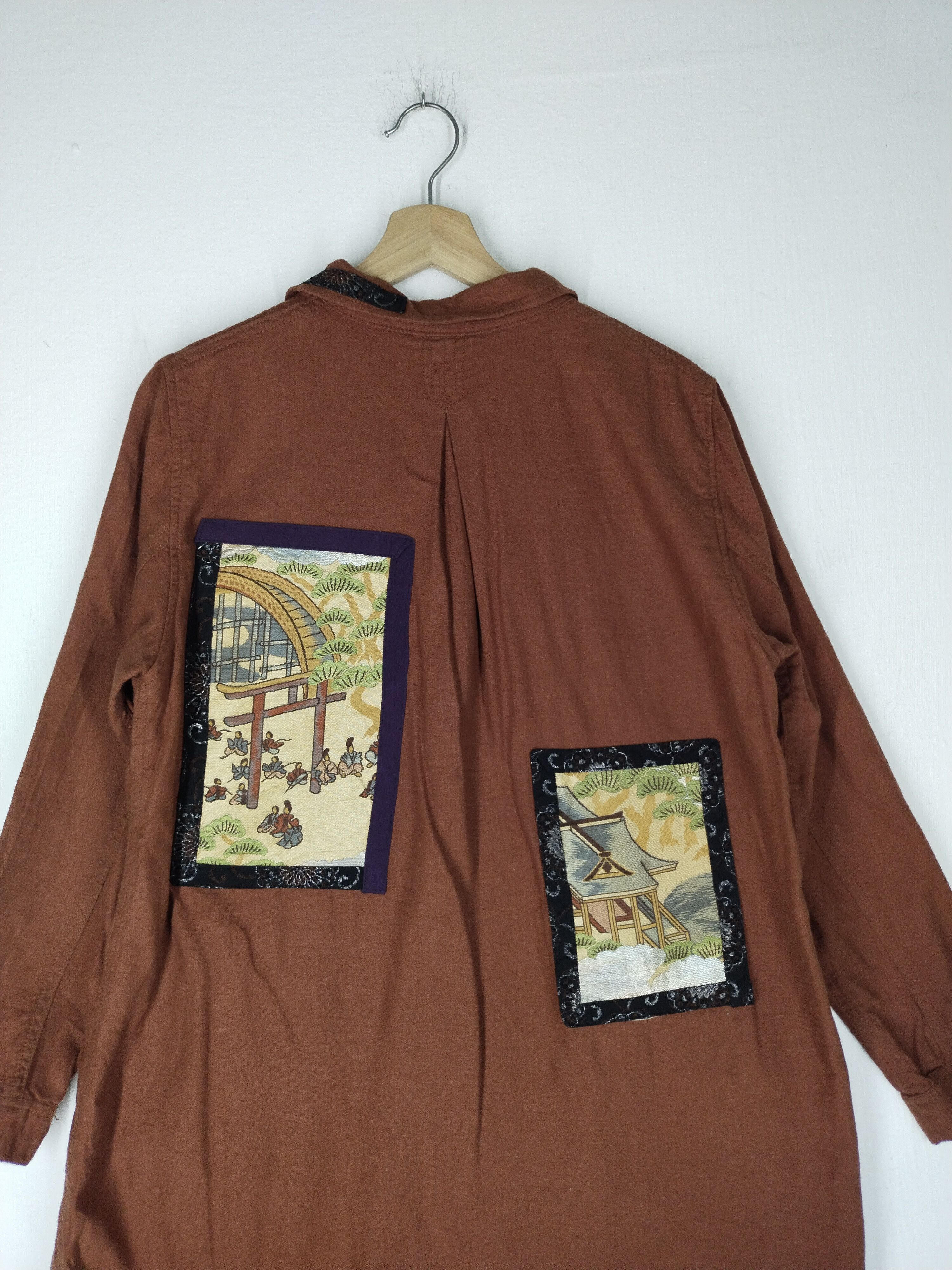 Japanese Brand TRUE VINTAGE PATCHWORKS VIEW 70s RARE COAT JACKET Size M / US 6-8 / IT 42-44 - 7 Thumbnail