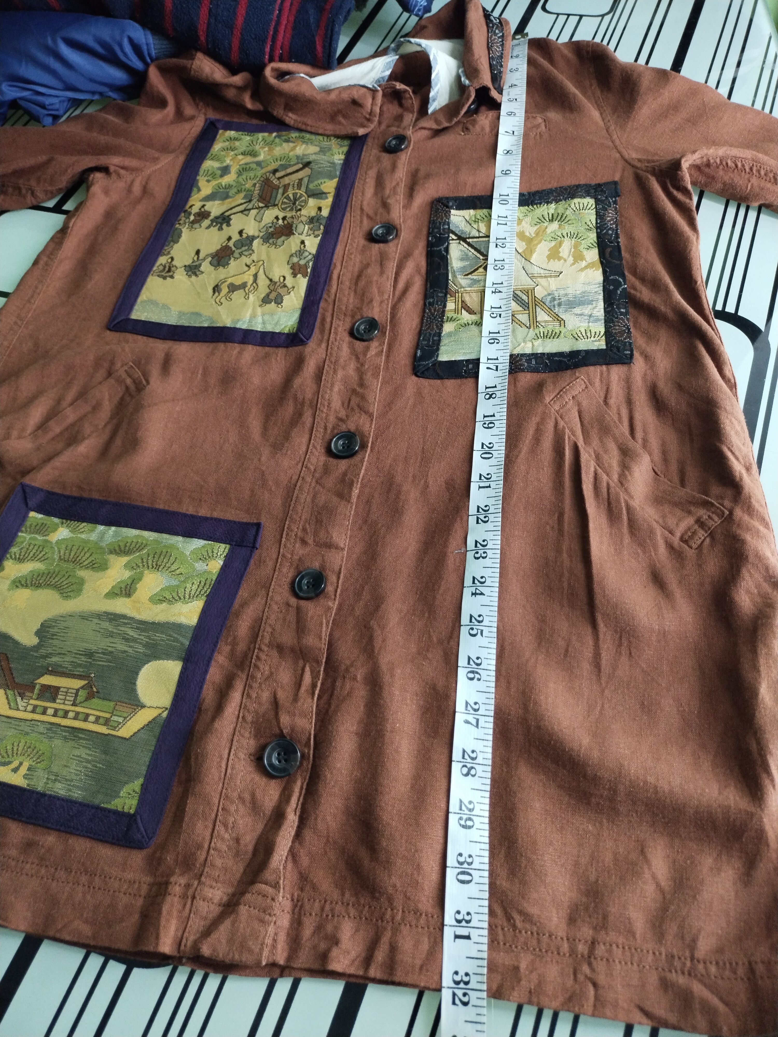 Japanese Brand TRUE VINTAGE PATCHWORKS VIEW 70s RARE COAT JACKET Size M / US 6-8 / IT 42-44 - 14 Thumbnail