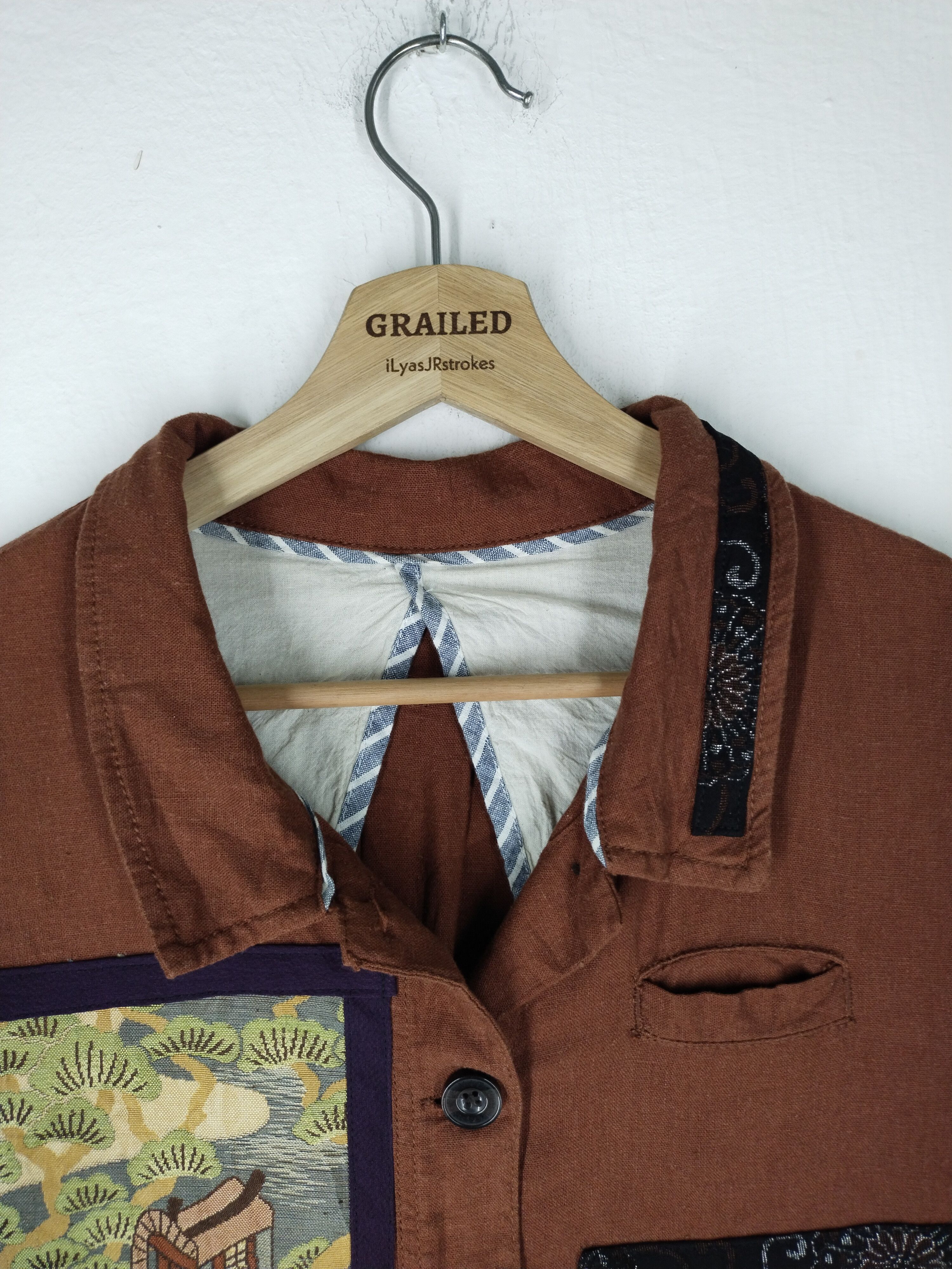 Japanese Brand TRUE VINTAGE PATCHWORKS VIEW 70s RARE COAT JACKET Size M / US 6-8 / IT 42-44 - 21 Thumbnail