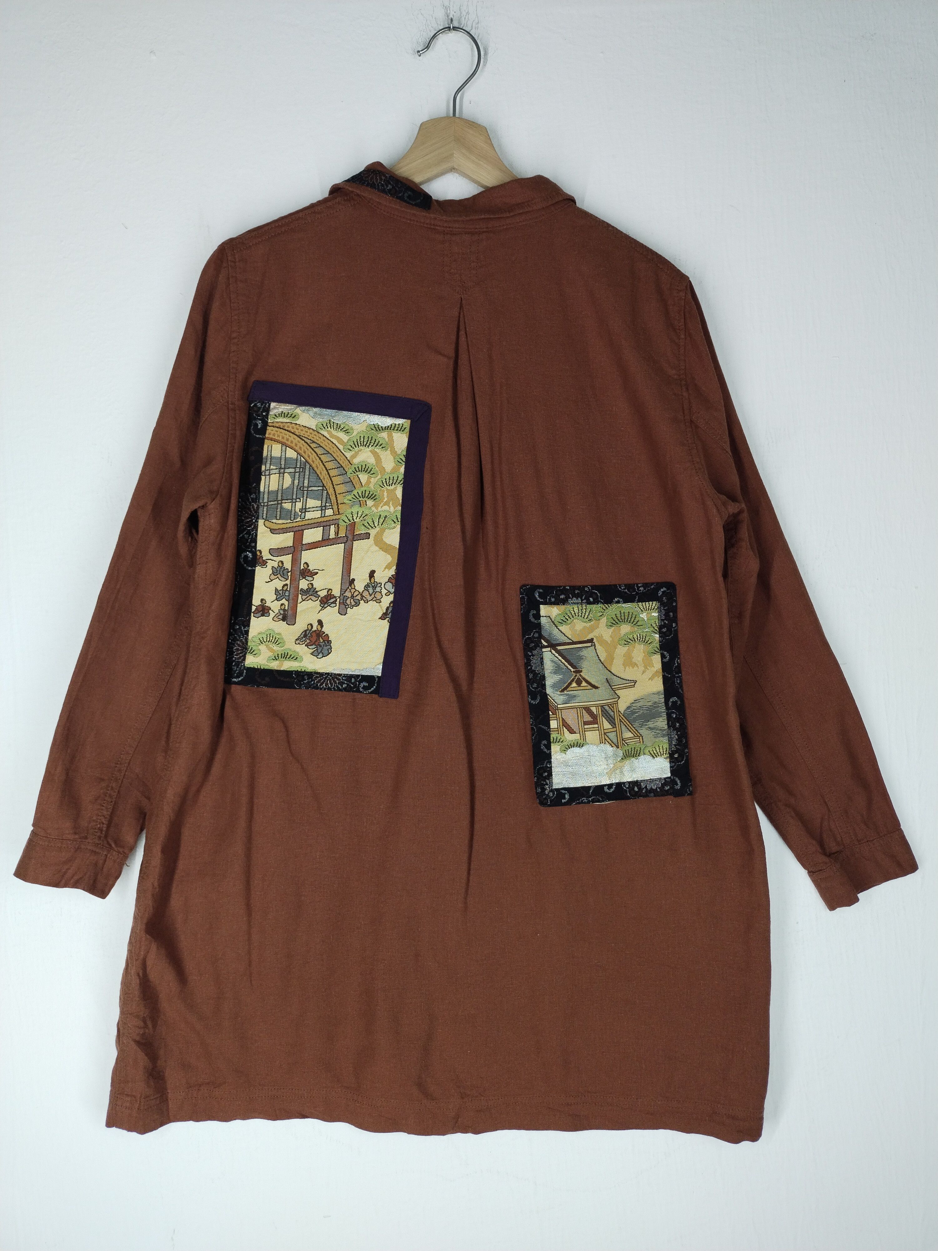 Japanese Brand TRUE VINTAGE PATCHWORKS VIEW 70s RARE COAT JACKET Size M / US 6-8 / IT 42-44 - 10 Thumbnail