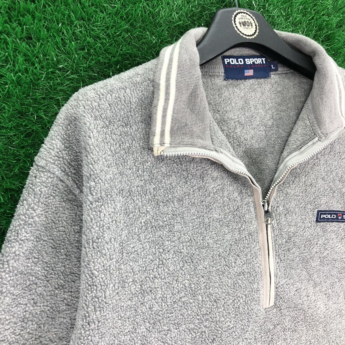 Japanese Brand Vintage 90's Polo Sport Fleece Sweater Pullover Size US L / EU 52-54 / 3 - 2 Thumbnail