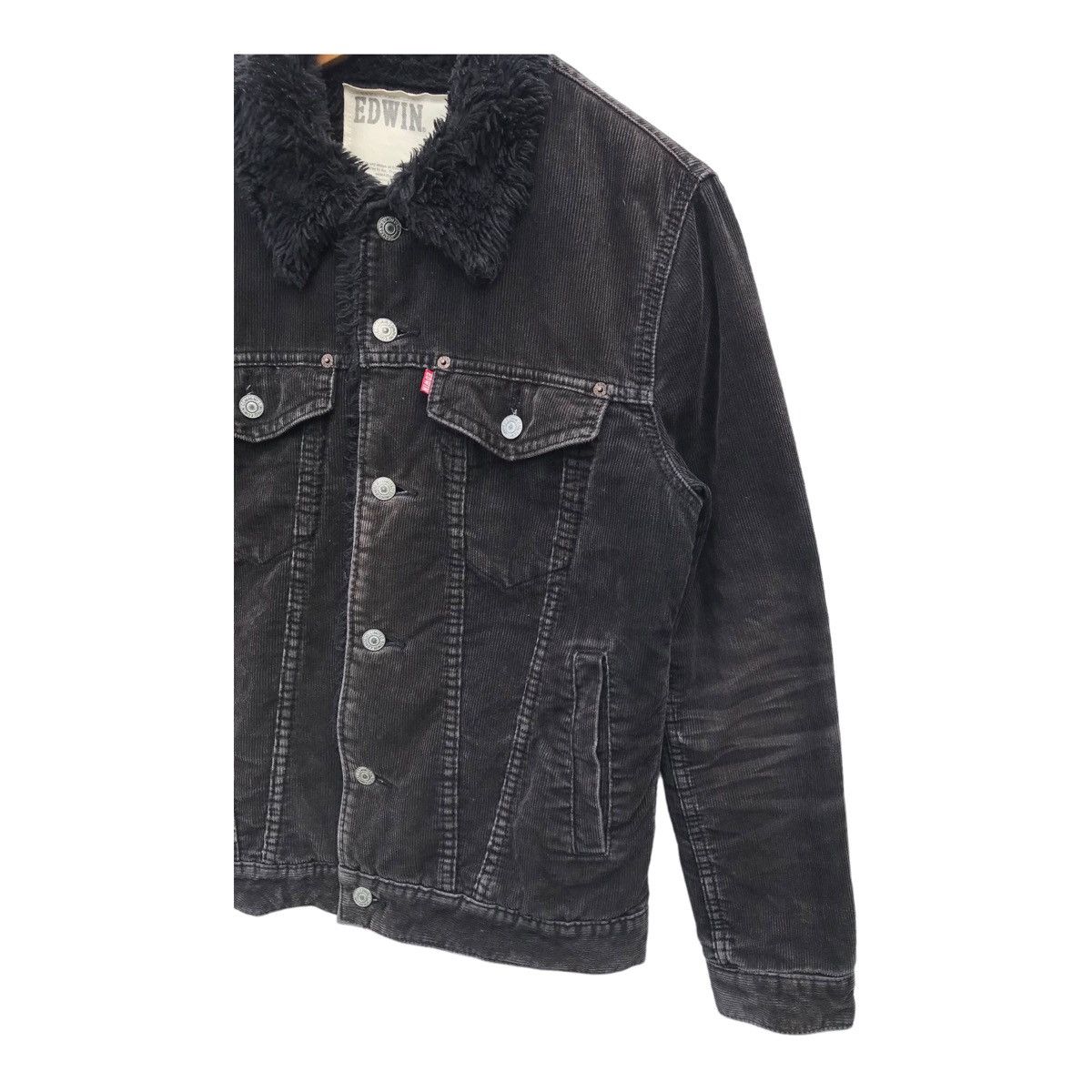 Edwin Edwin Corduroy Sherpa Lining Trucker Jacket Size US S / EU 44-46 / 1 - 5 Thumbnail