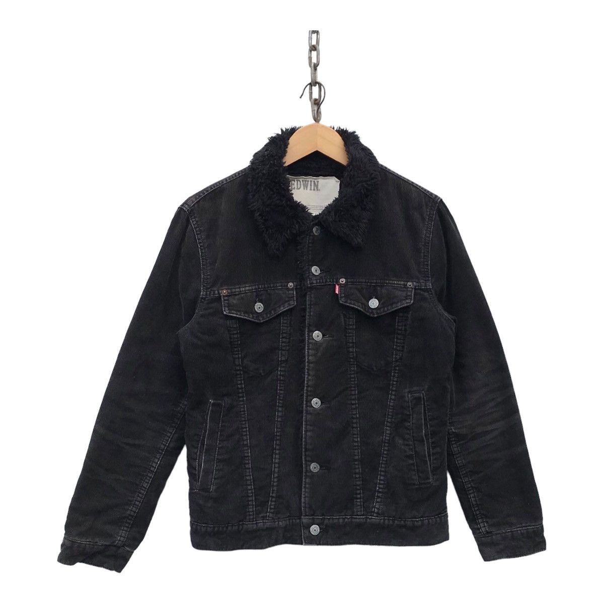 Edwin Corduroy Sherpa Lining Trucker Jacket