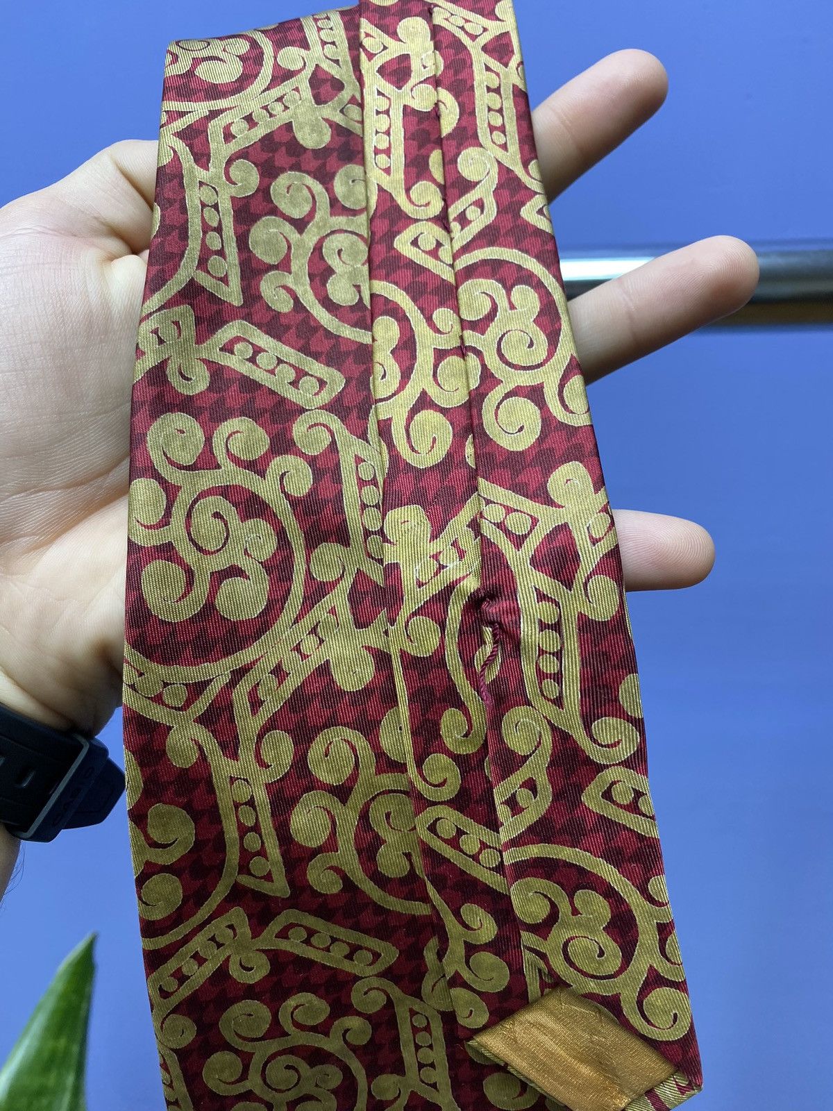 Christian Dior Monsieur × Vintage Christian Dior Vintage Silk Tie Size ONE SIZE - 10 Thumbnail