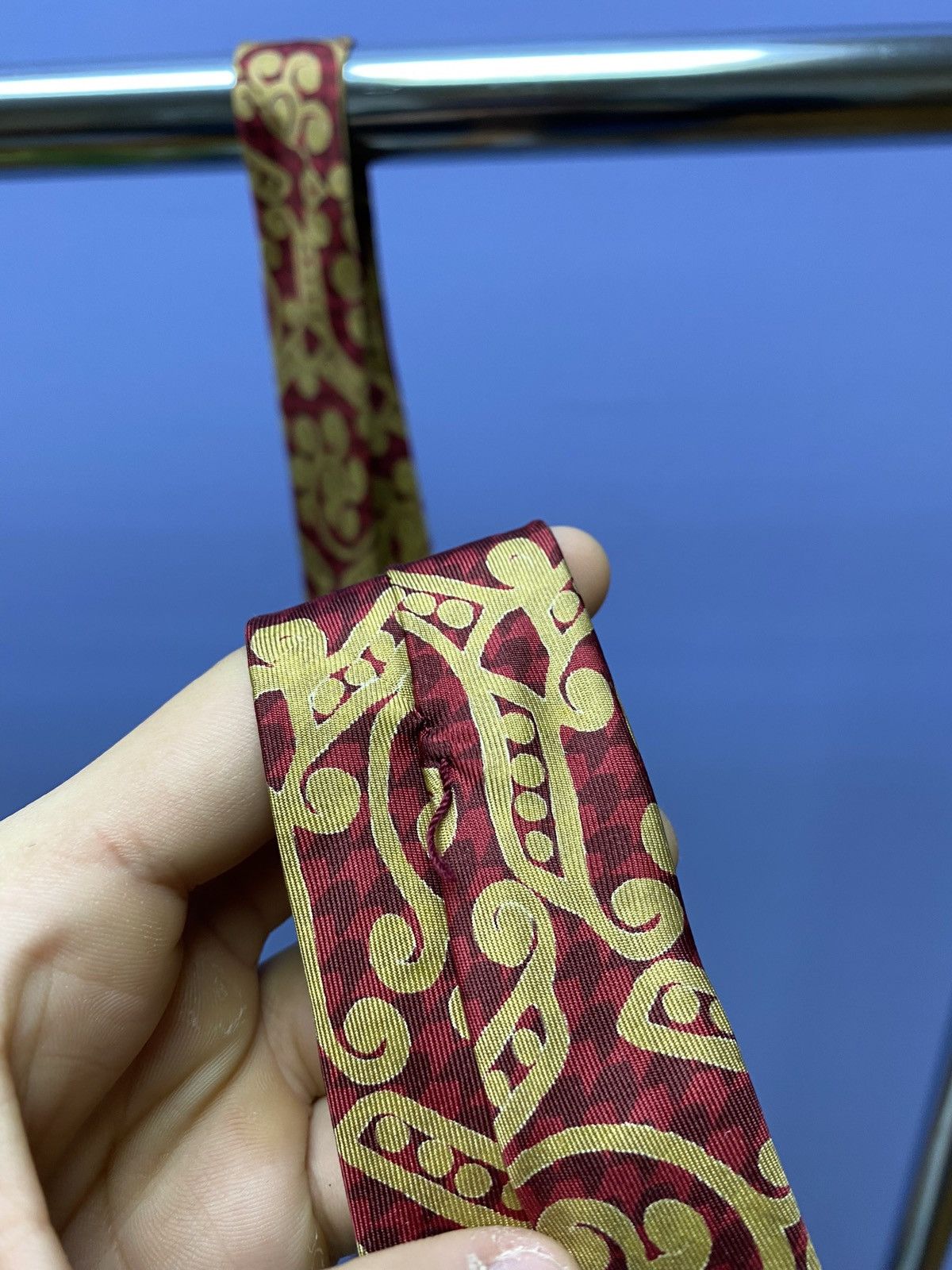 Christian Dior Monsieur × Vintage Christian Dior Vintage Silk Tie Size ONE SIZE - 12 Thumbnail