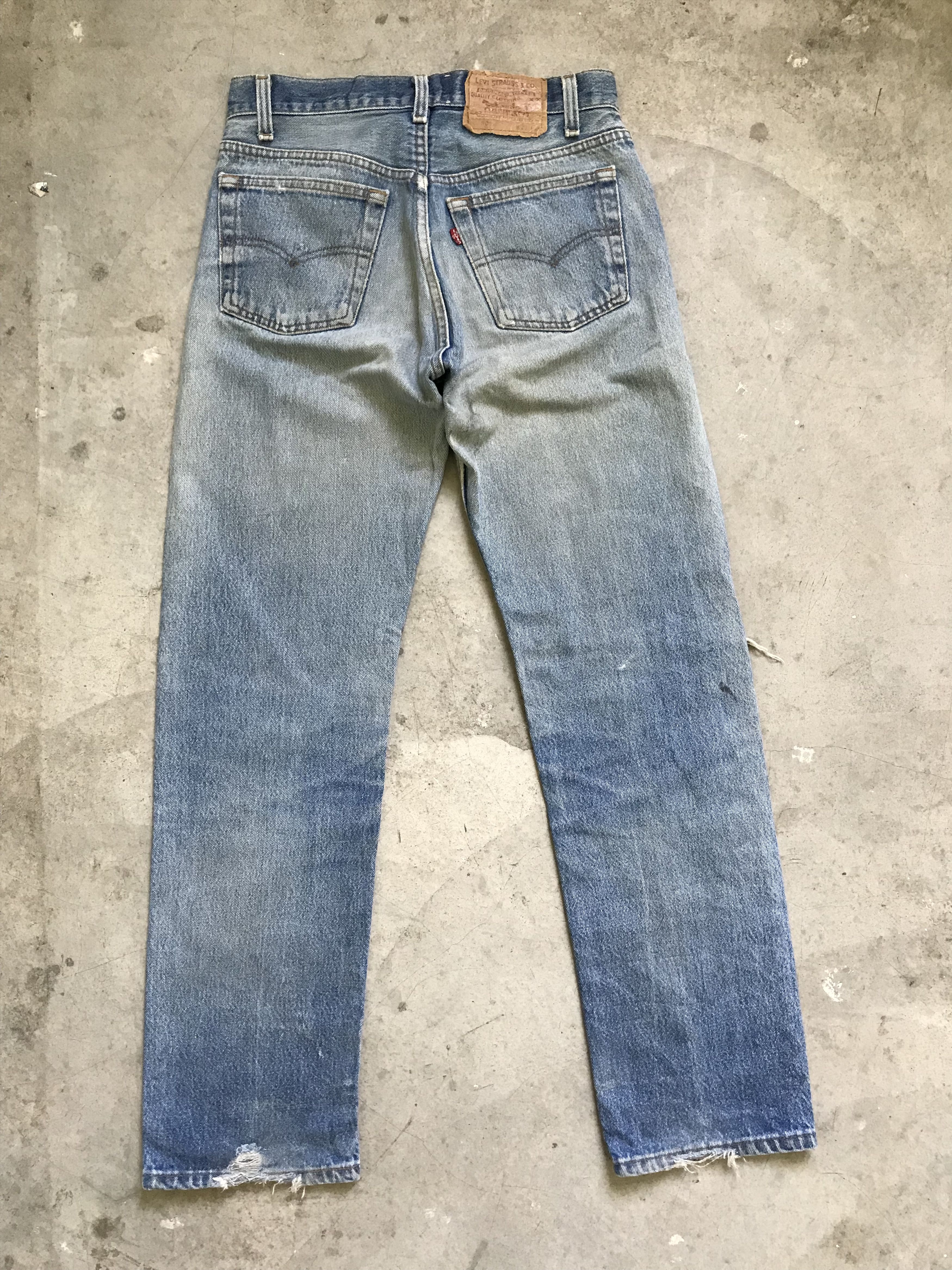 Levi's × Vintage VLEV12 - Vintage Levis Distressed Kurt Cobain Style Denim Size US 27 - 6 Thumbnail