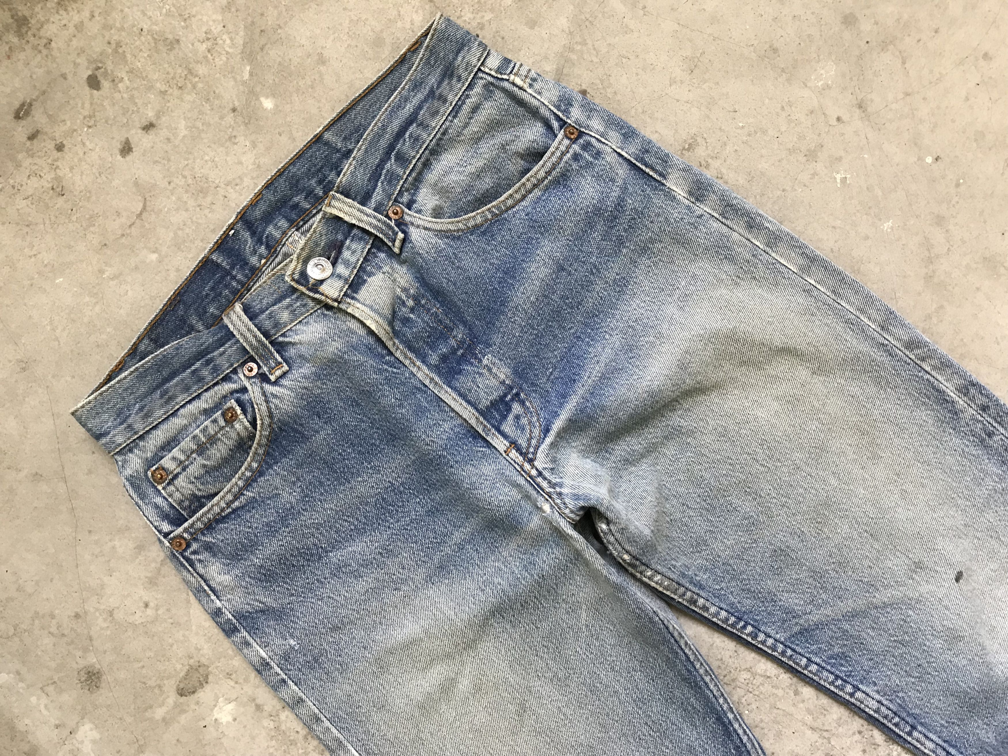 Levi's × Vintage VLEV12 - Vintage Levis Distressed Kurt Cobain Style Denim Size US 27 - 2 Thumbnail