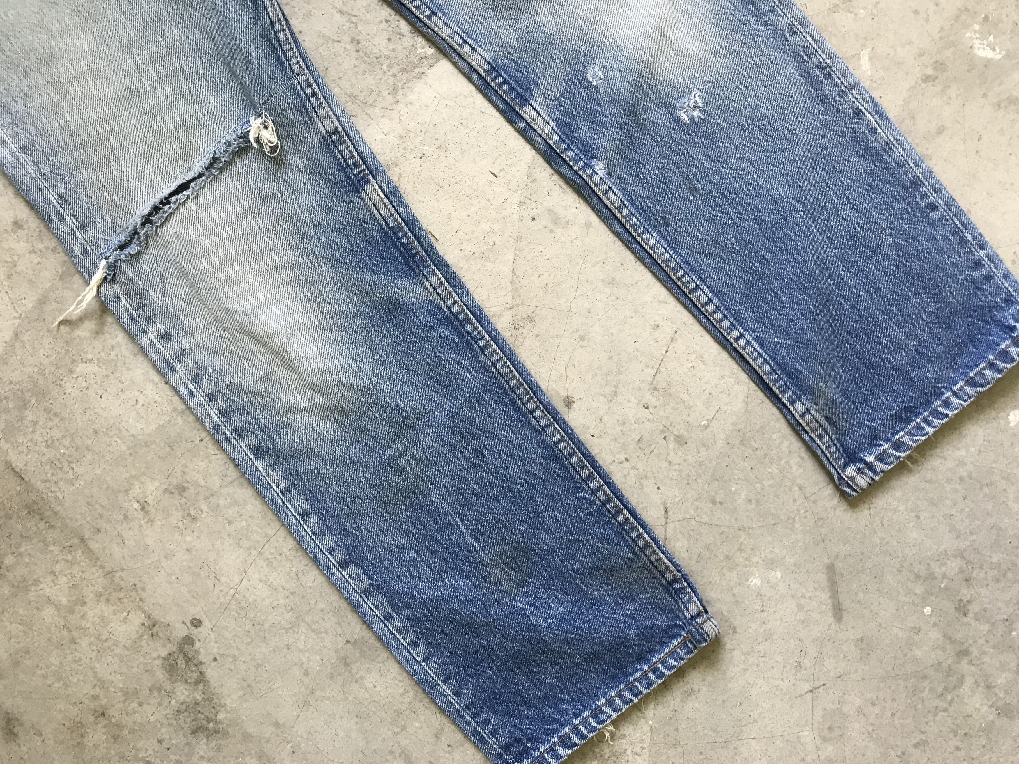 Levi's × Vintage VLEV12 - Vintage Levis Distressed Kurt Cobain Style Denim Size US 27 - 3 Thumbnail