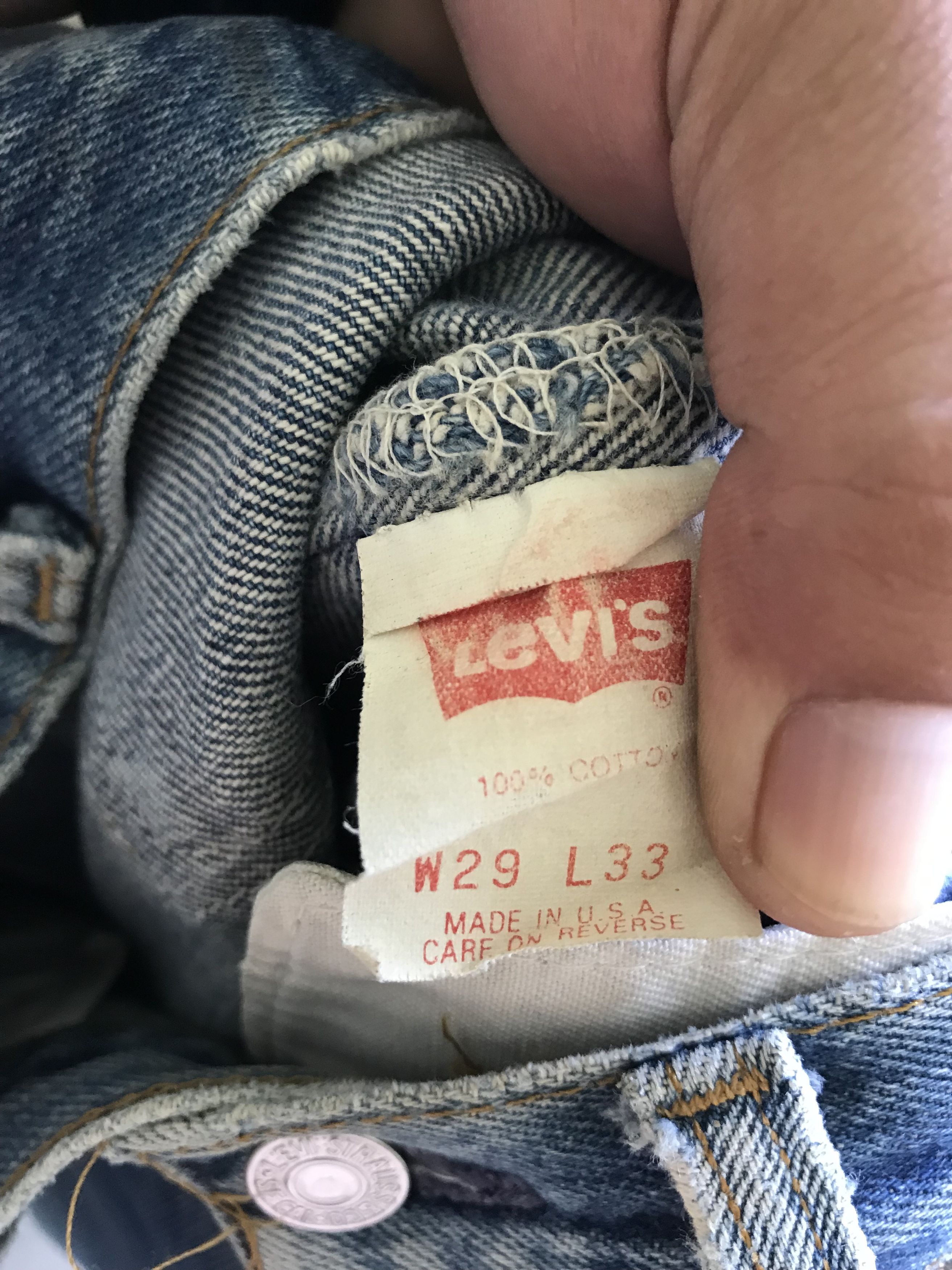 Levi's × Vintage VLEV12 - Vintage Levis Distressed Kurt Cobain Style Denim Size US 27 - 13 Thumbnail