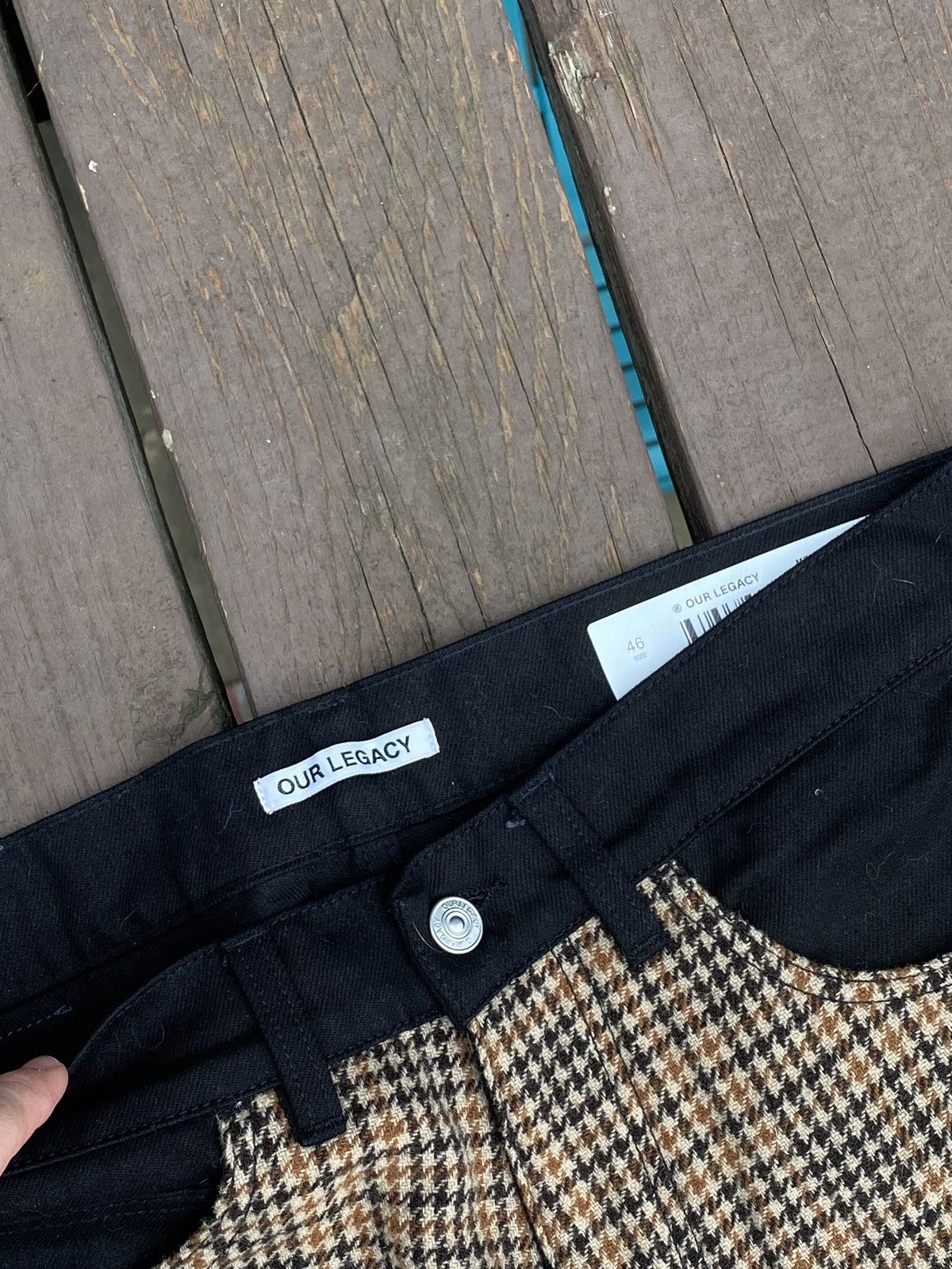 Our Legacy Houndstooth Trousers Size US 31 - 3 Thumbnail