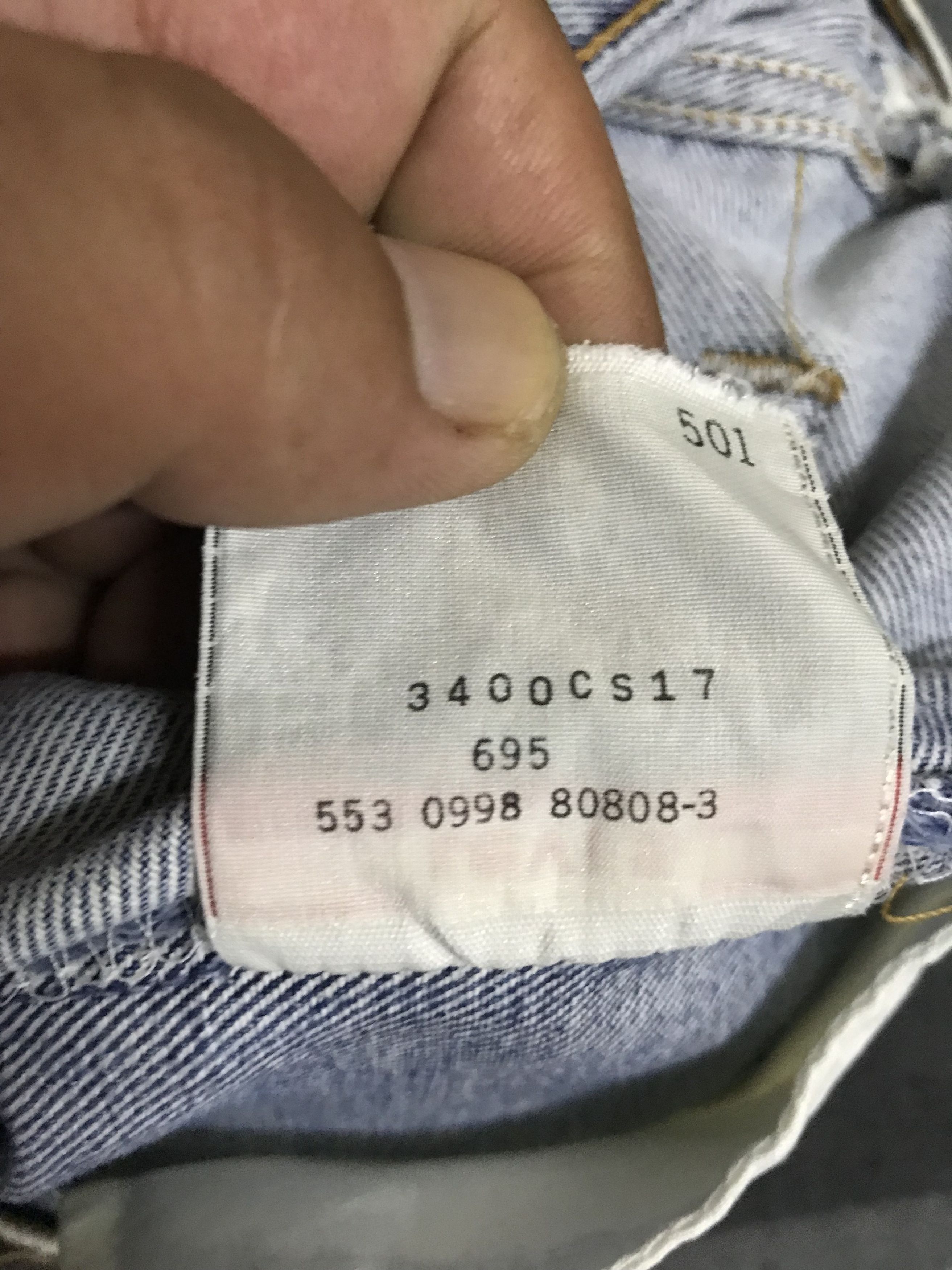 Levi's × Vintage Vintage 90s Levis 501 Medium Wash Jeans Size US 28 / EU 44 - 20 Thumbnail