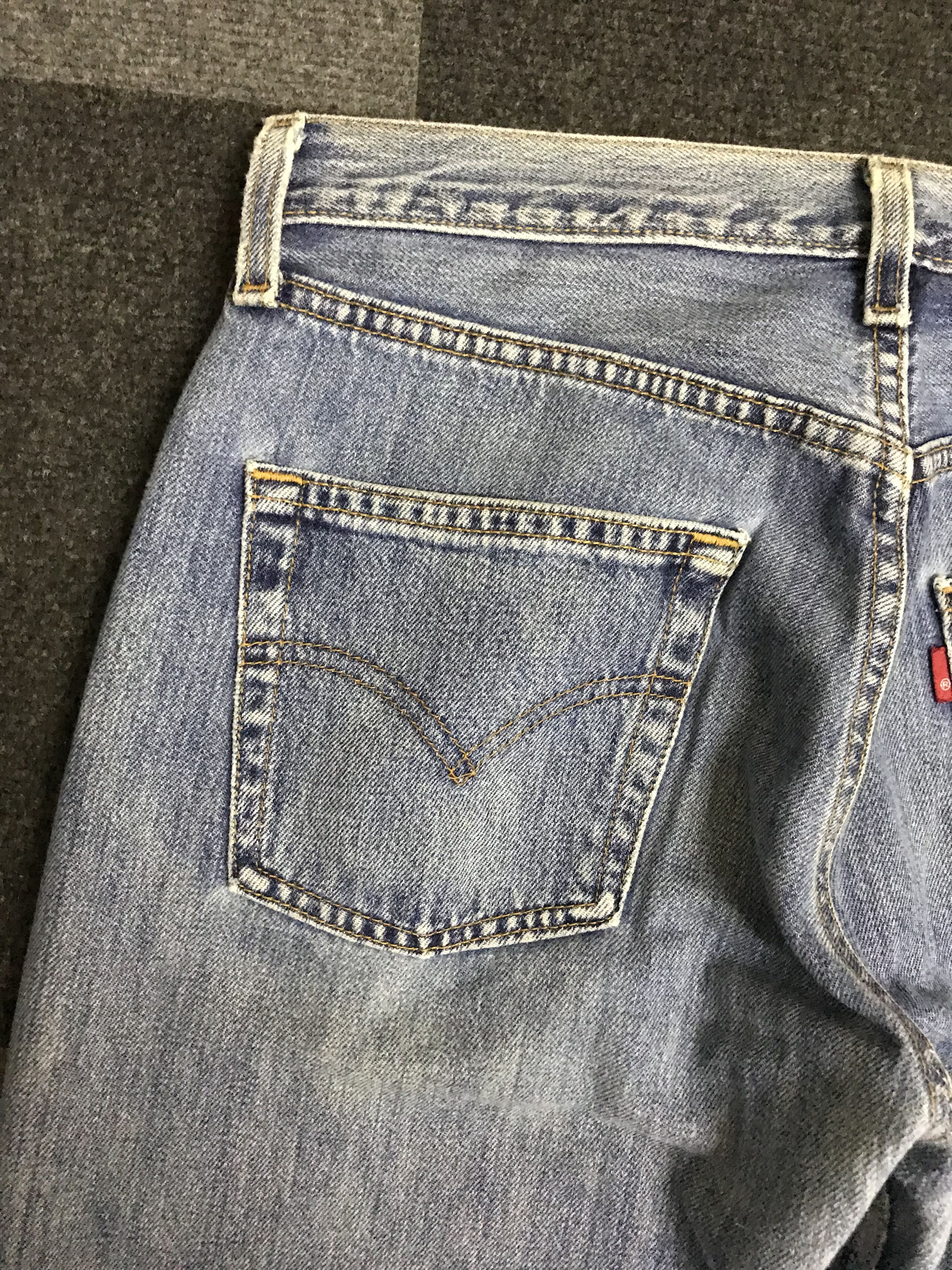 Levi's × Vintage Vintage 90s Levis 501 Medium Wash Jeans Size US 28 / EU 44 - 15 Thumbnail