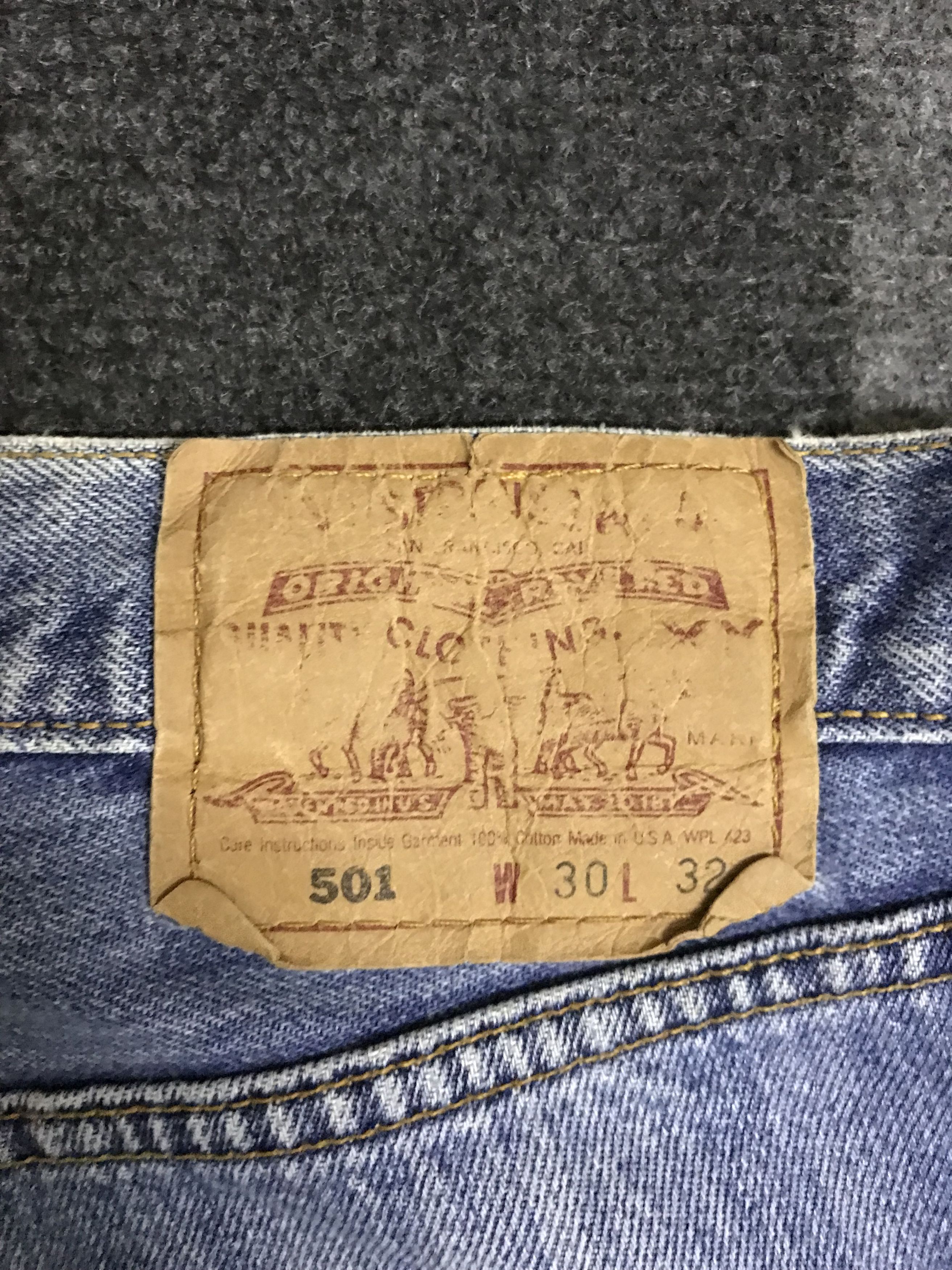 Levi's × Vintage Vintage 90s Levis 501 Medium Wash Jeans Size US 28 / EU 44 - 14 Thumbnail