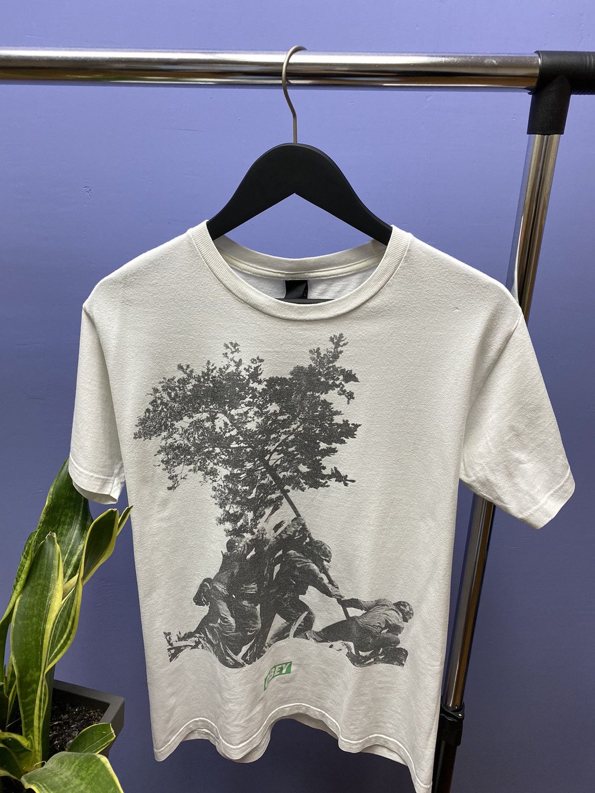 Obey Obey Rising The Tree On Iwo Jima T Shirt Size US M / EU 48-50 / 2 - 5 Thumbnail