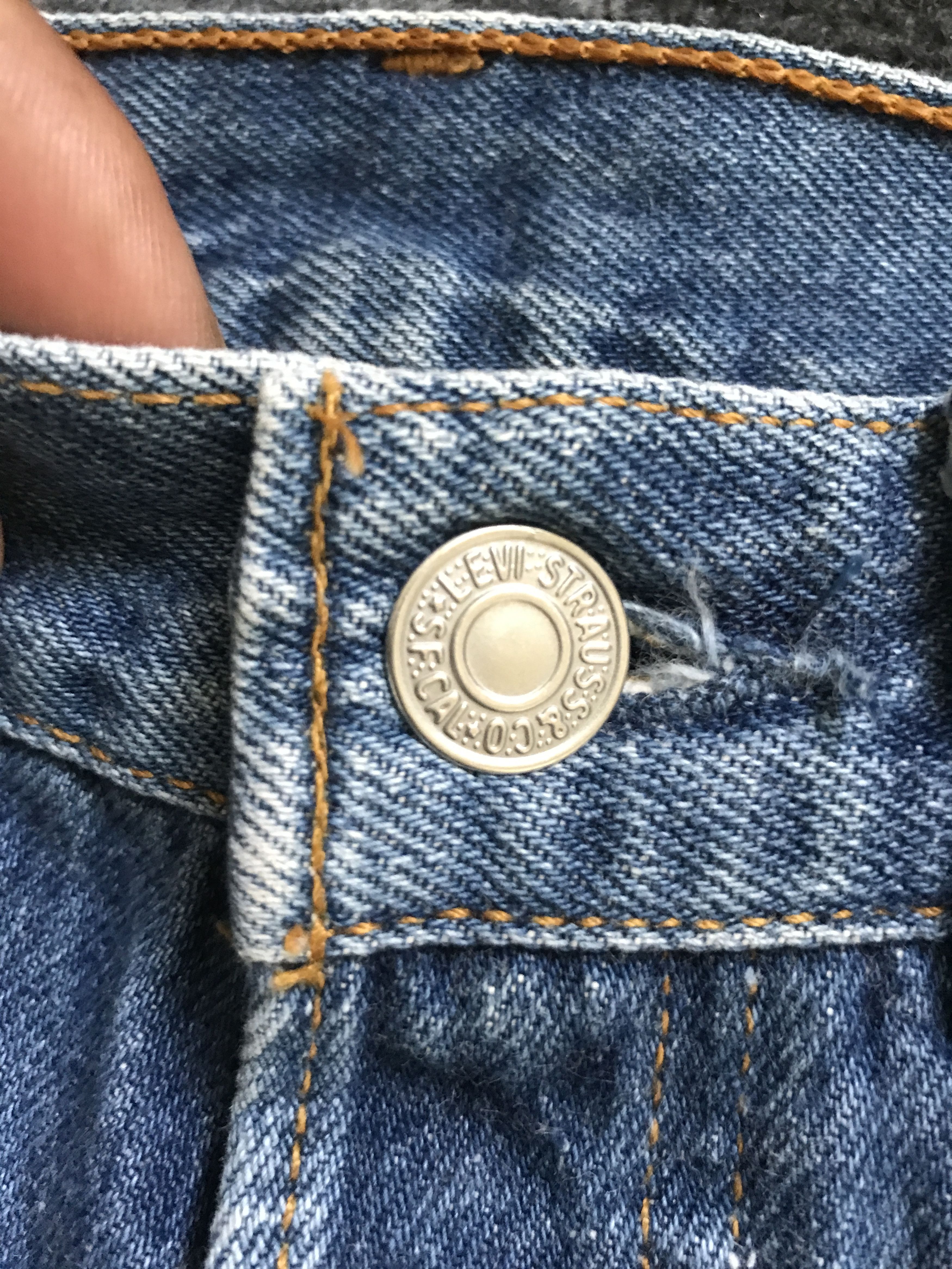 Levi's VLEV78 - Vintage Levis 501 Medium Wash Jeans Size US 30 / EU 46 - 5 Thumbnail