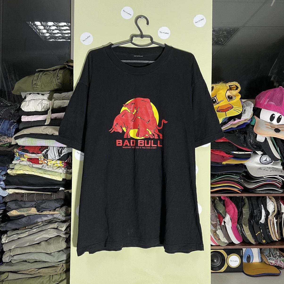 Vintage Vintage Y2K Bad Bull Graphic Tee Sun Faded Black Skate XXL Size US XXL / EU 58 / 5 - 3 Thumbnail