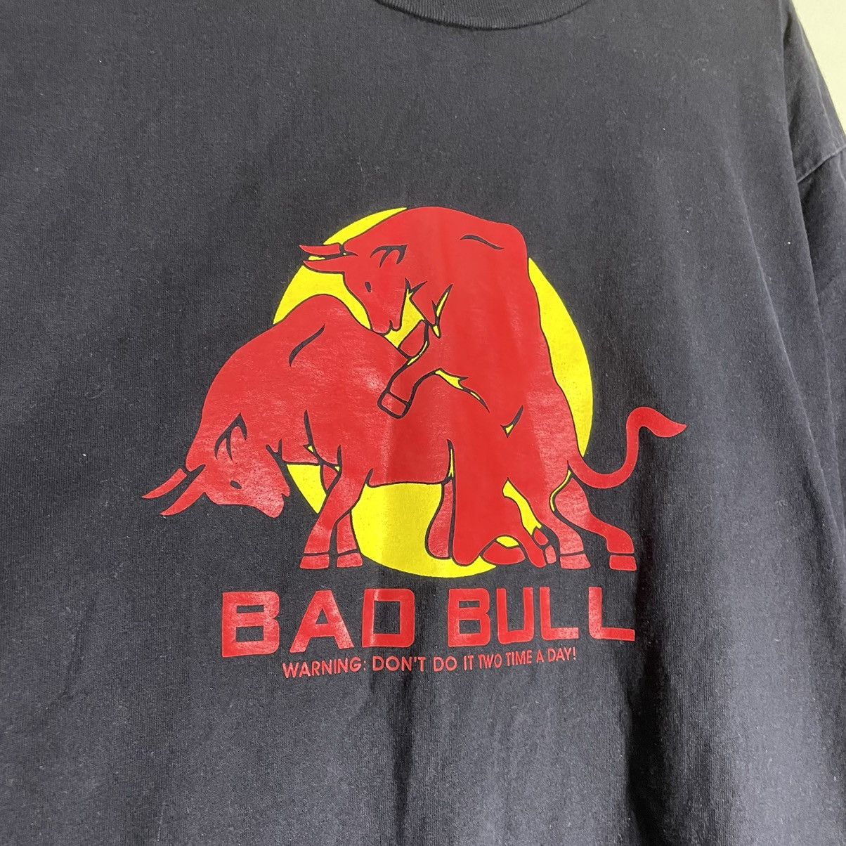 Vintage Vintage Y2K Bad Bull Graphic Tee Sun Faded Black Skate XXL Size US XXL / EU 58 / 5 - 6 Thumbnail