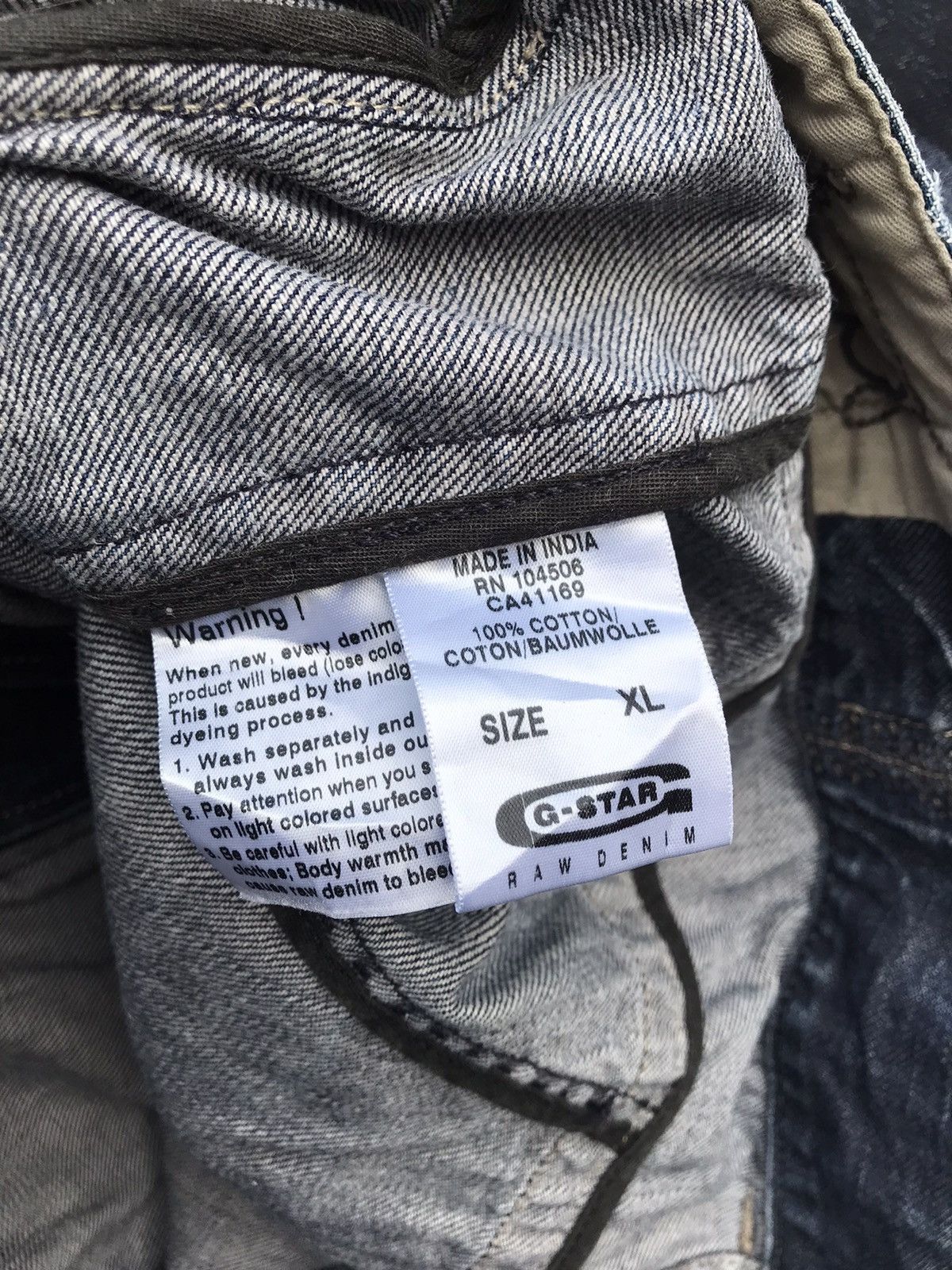 G-Star G Star Raw Distressed Denim Jacket ( 21” X 25.5” ) Size US M / EU 48-50 / 2 - 13 Thumbnail