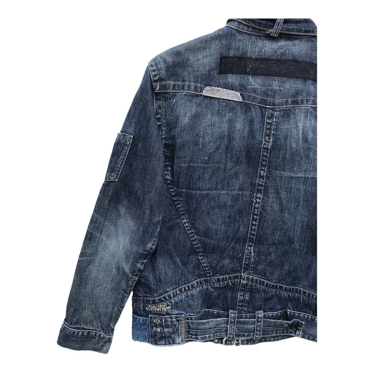 G-Star G Star Raw Distressed Denim Jacket ( 21” X 25.5” ) Size US M / EU 48-50 / 2 - 10 Thumbnail