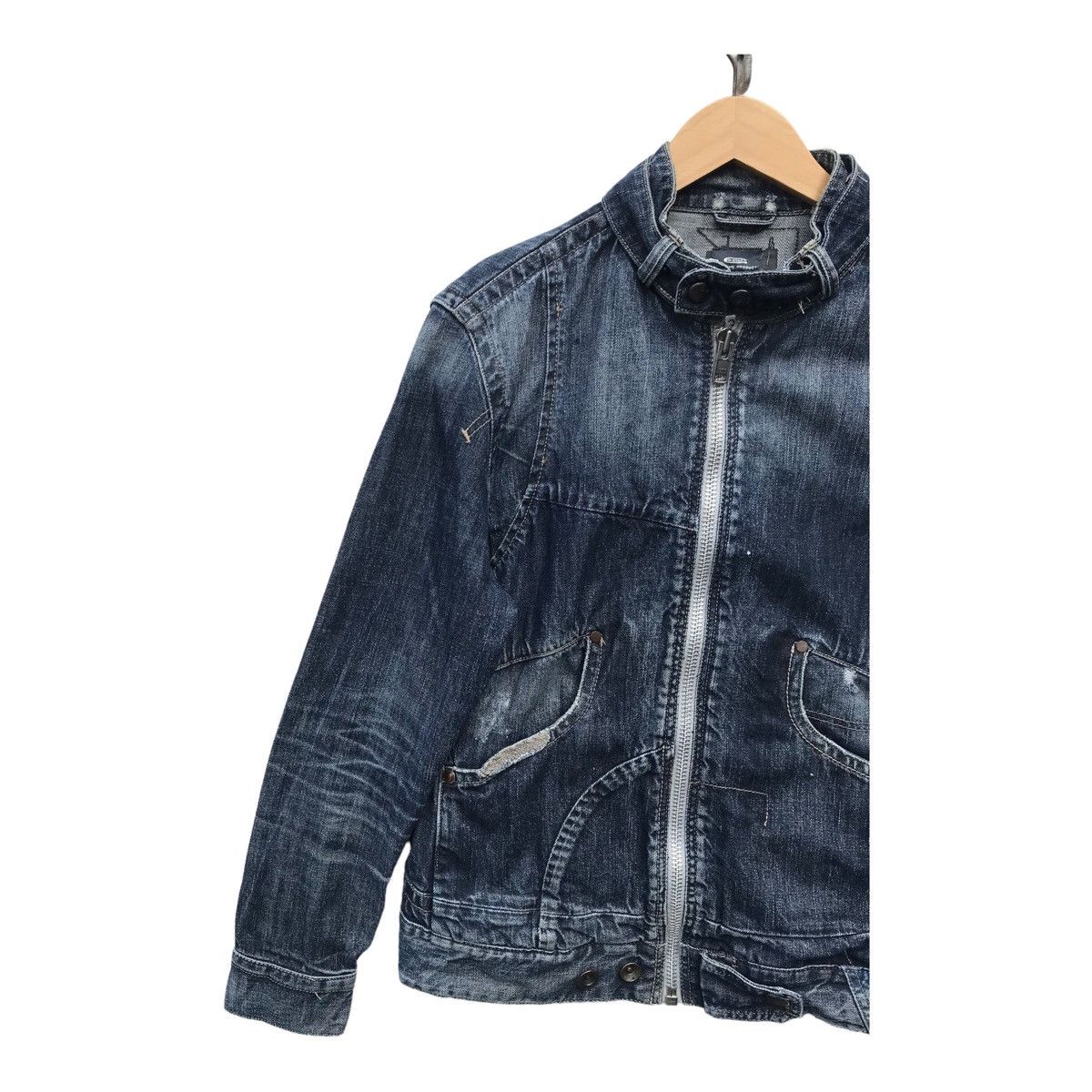 G-Star G Star Raw Distressed Denim Jacket ( 21” X 25.5” ) Size US M / EU 48-50 / 2 - 4 Thumbnail