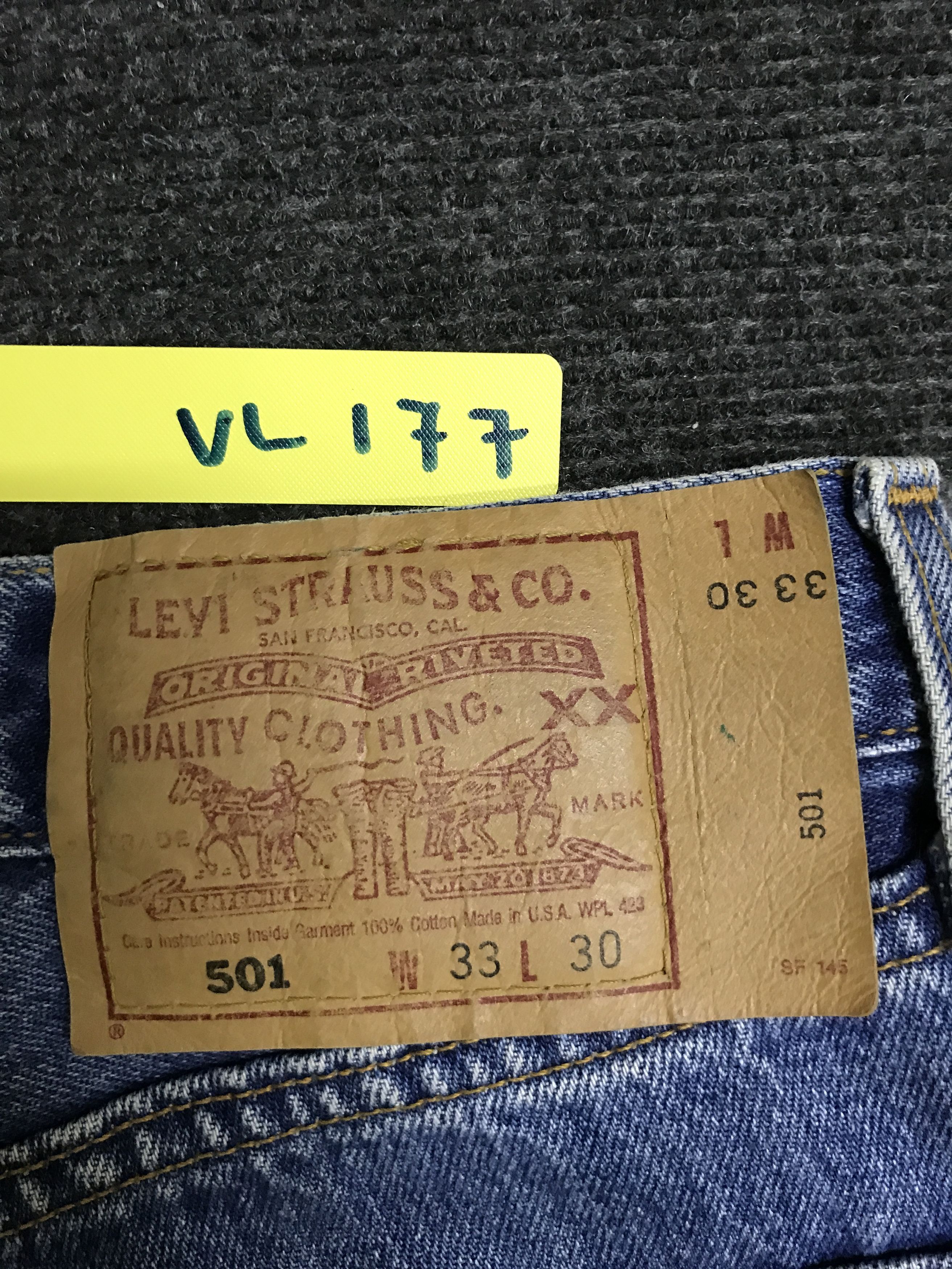 Levi's VL177-Vintage Levis 501 Medium Wash Jeans Size US 32 / EU 48 - 13 Thumbnail