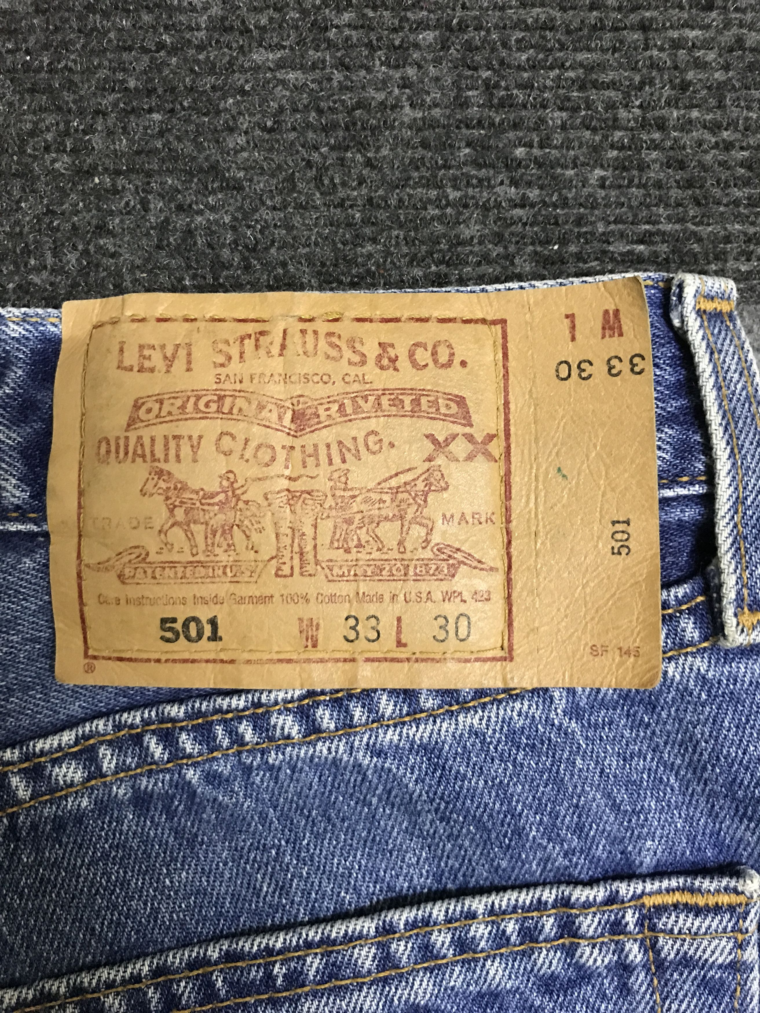 Levi's VL177-Vintage Levis 501 Medium Wash Jeans Size US 32 / EU 48 - 12 Thumbnail