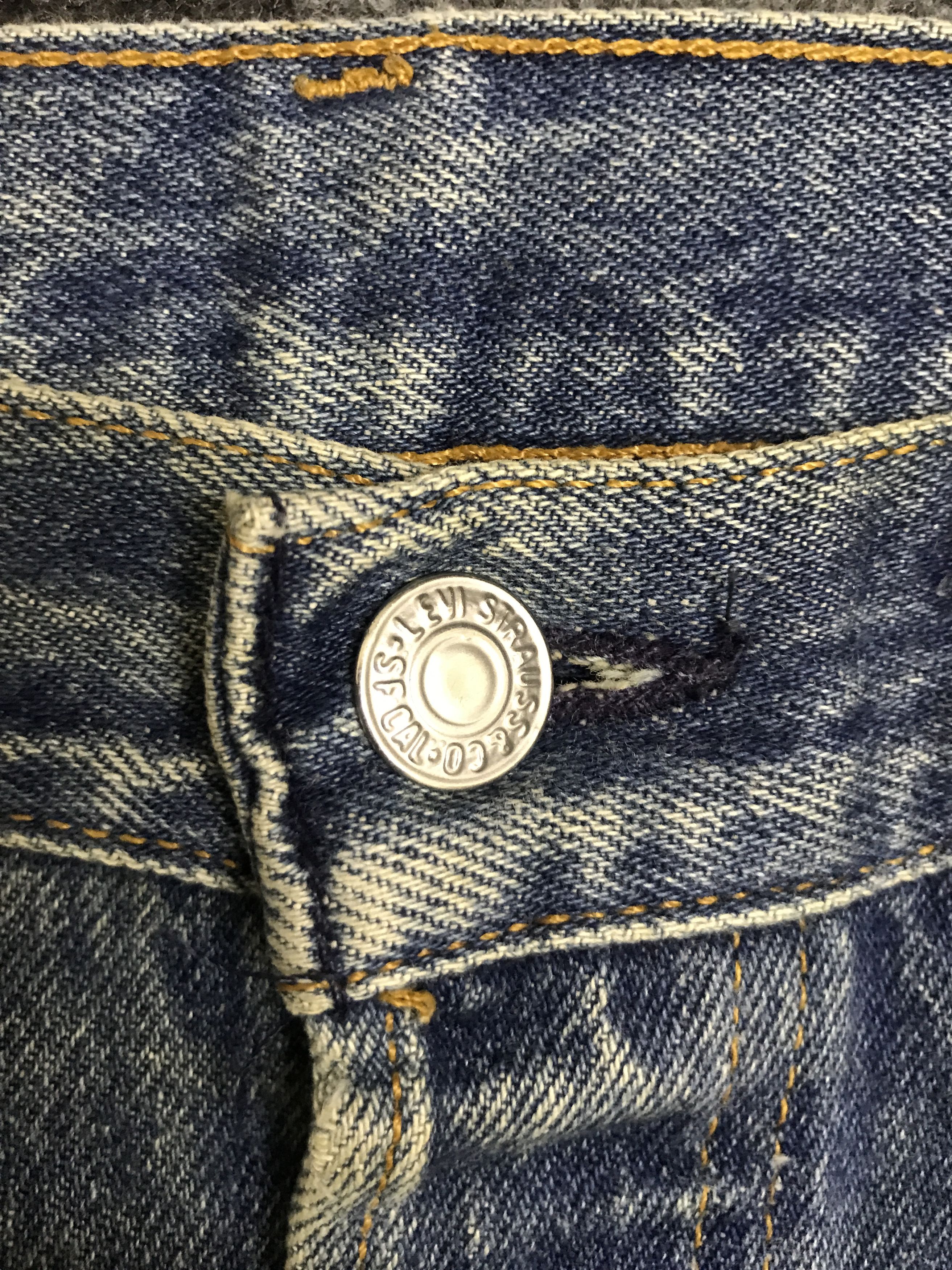 Levi's VL182-Vintage Levis 501xx Blue Wash Jeans Size US 30 / EU 46 - 6 Thumbnail
