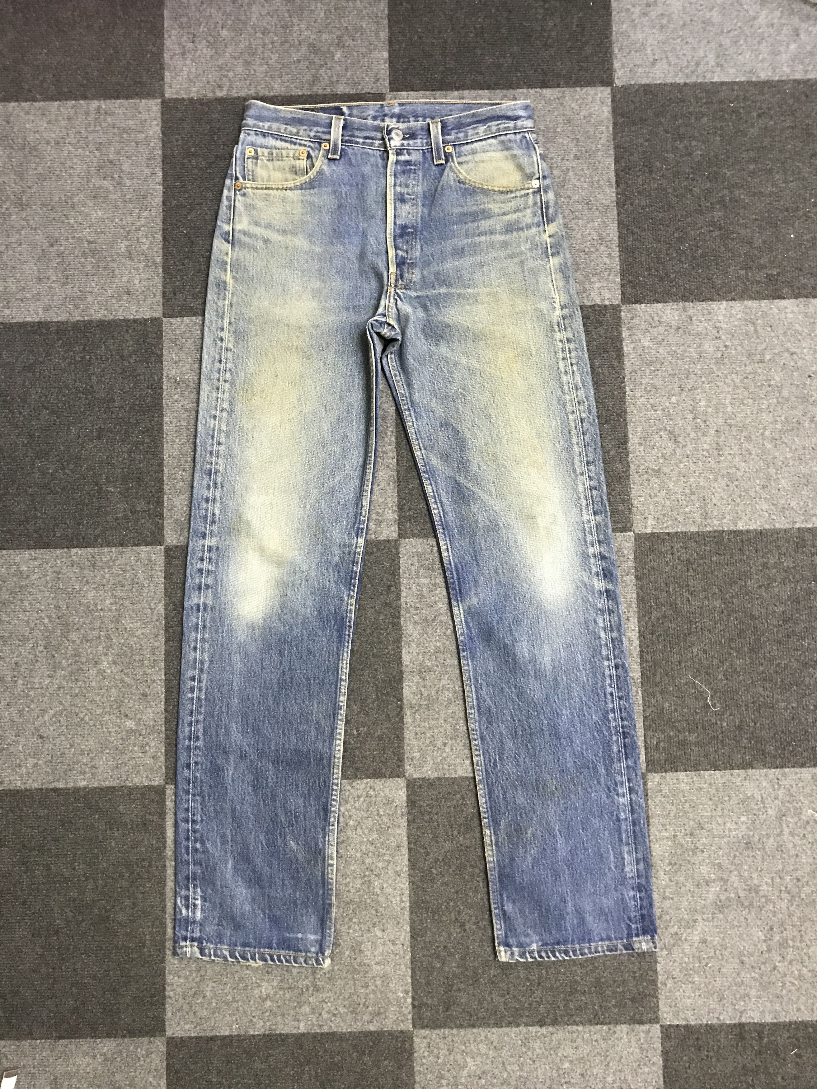 Levi's VL182-Vintage Levis 501xx Blue Wash Jeans Size US 30 / EU 46 - 1 Thumbnail