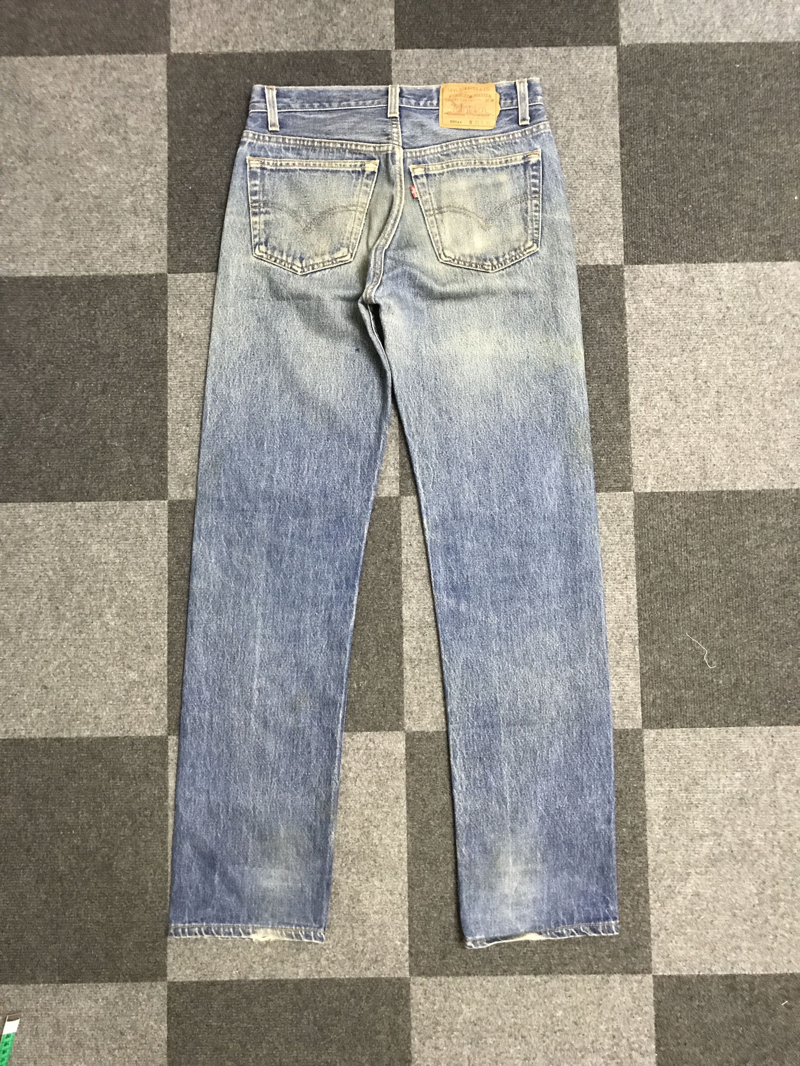 Levi's VL182-Vintage Levis 501xx Blue Wash Jeans Size US 30 / EU 46 - 8 Thumbnail