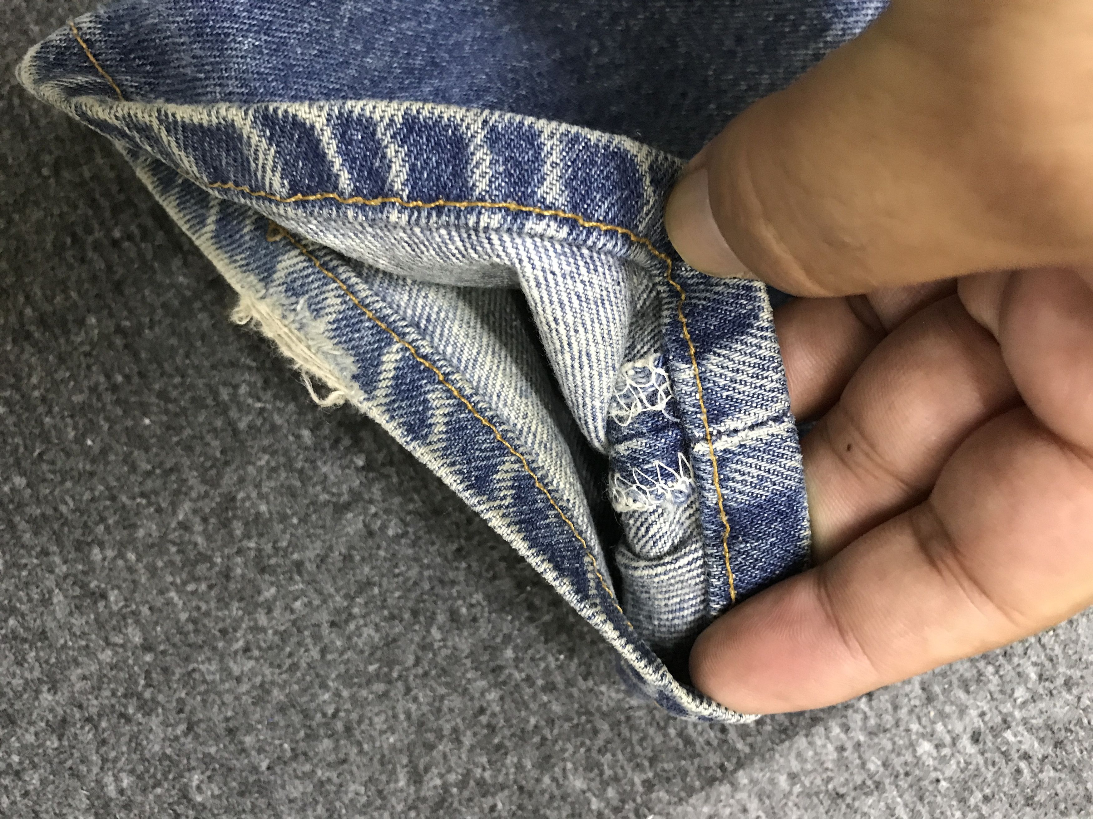Levi's VL182-Vintage Levis 501xx Blue Wash Jeans Size US 30 / EU 46 - 5 Thumbnail
