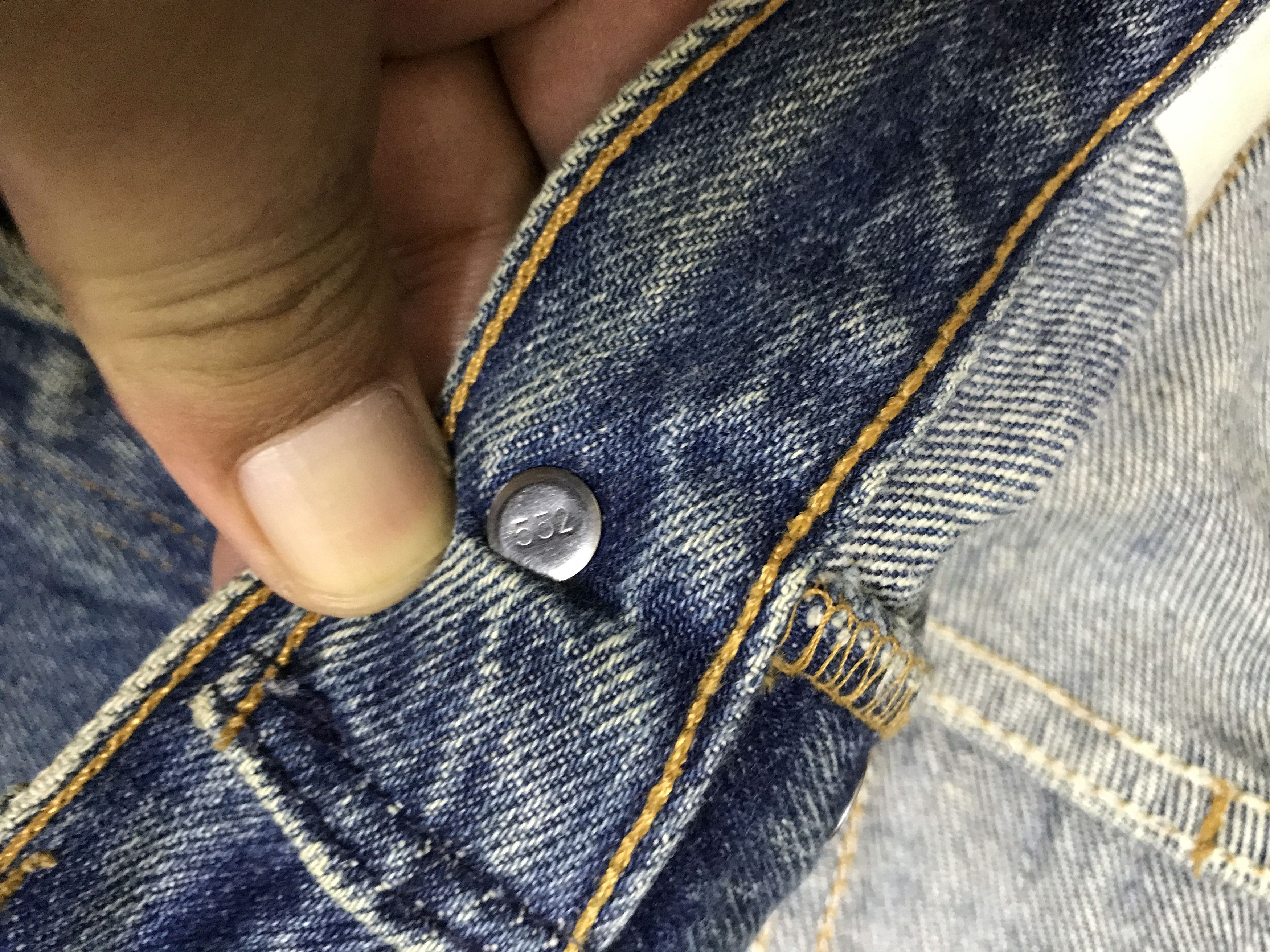 Levi's VL182-Vintage Levis 501xx Blue Wash Jeans Size US 30 / EU 46 - 7 Thumbnail