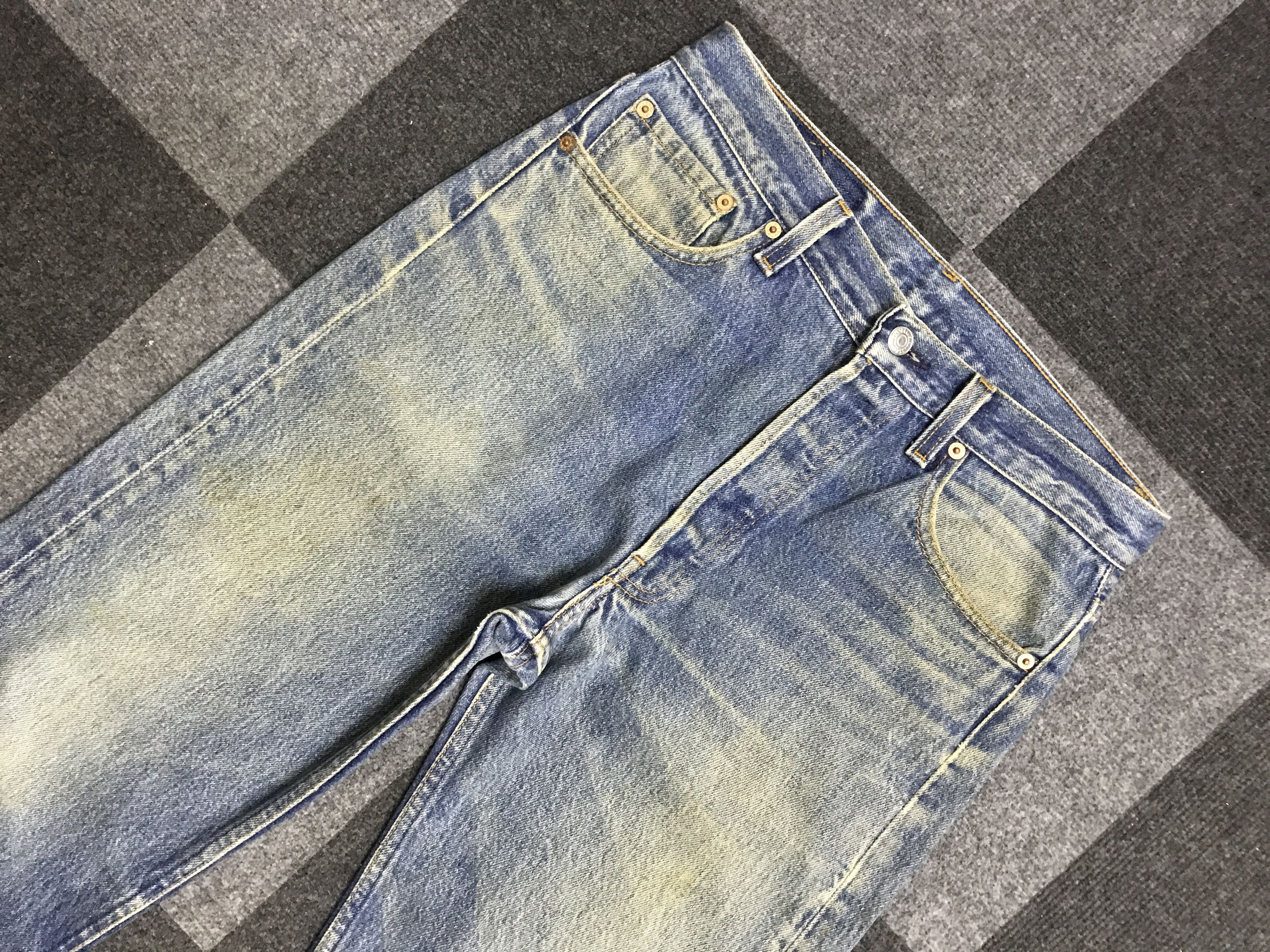 Levi's VL182-Vintage Levis 501xx Blue Wash Jeans Size US 30 / EU 46 - 2 Thumbnail