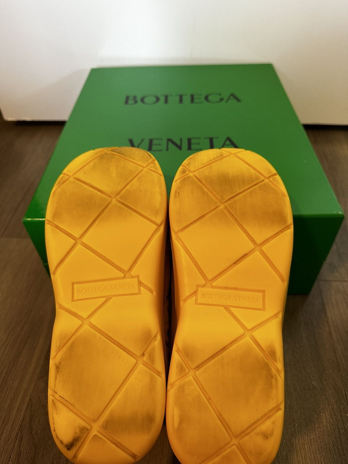 Bottega Veneta Puddle bomber boots in Egg Yolk Size US 11 / IT 41 - 6 Thumbnail