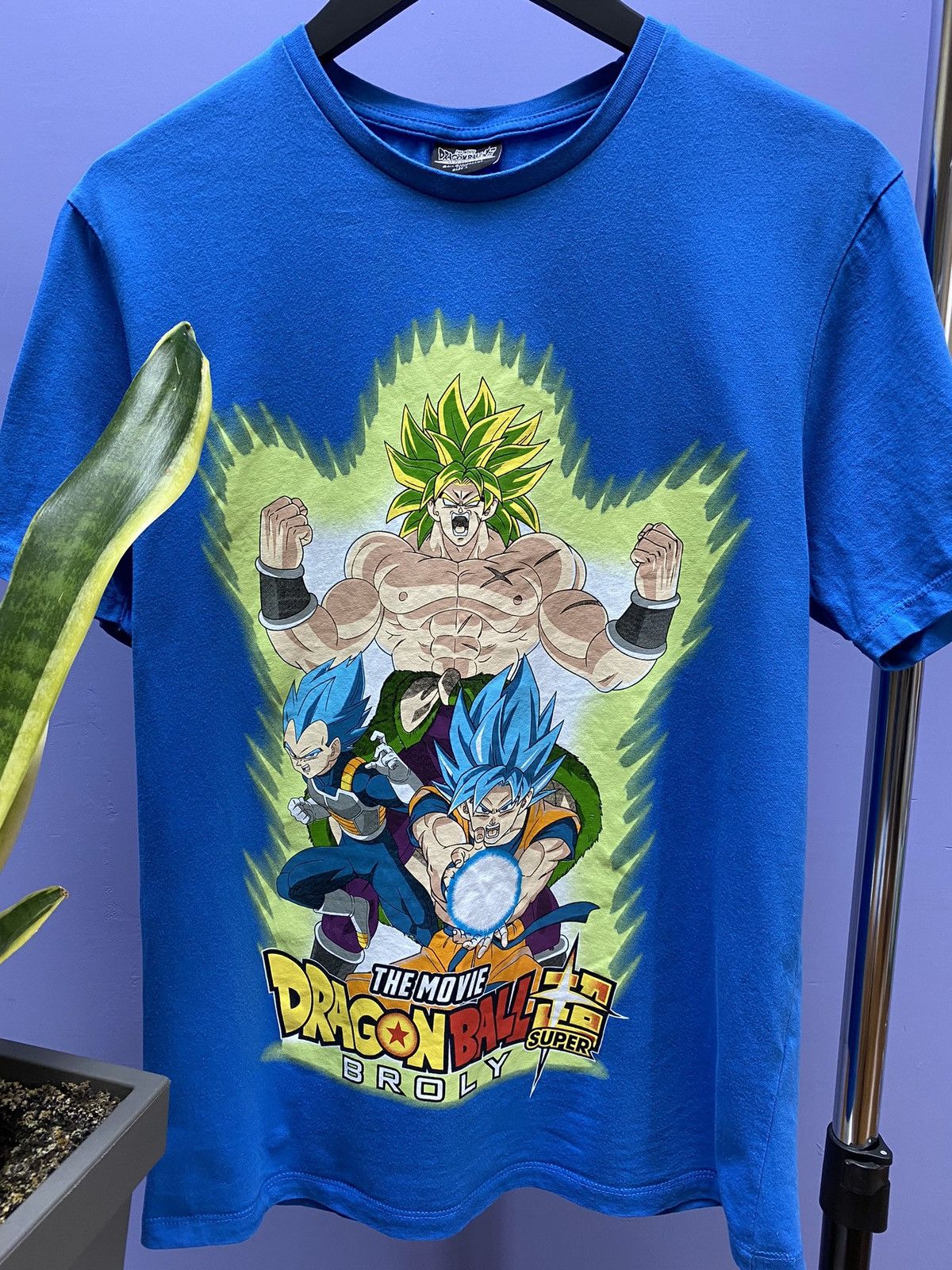 Anime DragonBall Z Super: Broly Movie Goku T Shirt Size US L / EU 52-54 / 3 - 5 Thumbnail