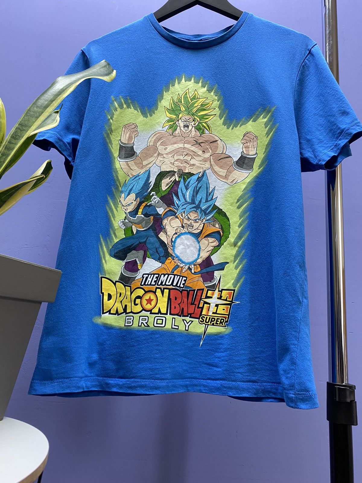 Anime DragonBall Z Super: Broly Movie Goku T Shirt Size US L / EU 52-54 / 3 - 4 Thumbnail