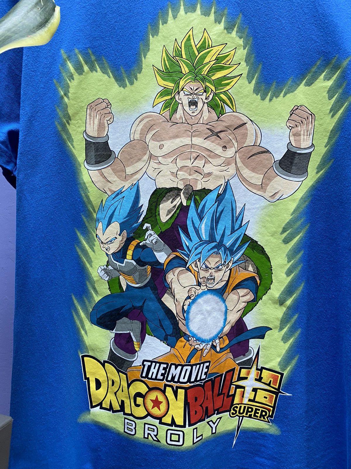 Anime DragonBall Z Super: Broly Movie Goku T Shirt Size US L / EU 52-54 / 3 - 6 Thumbnail