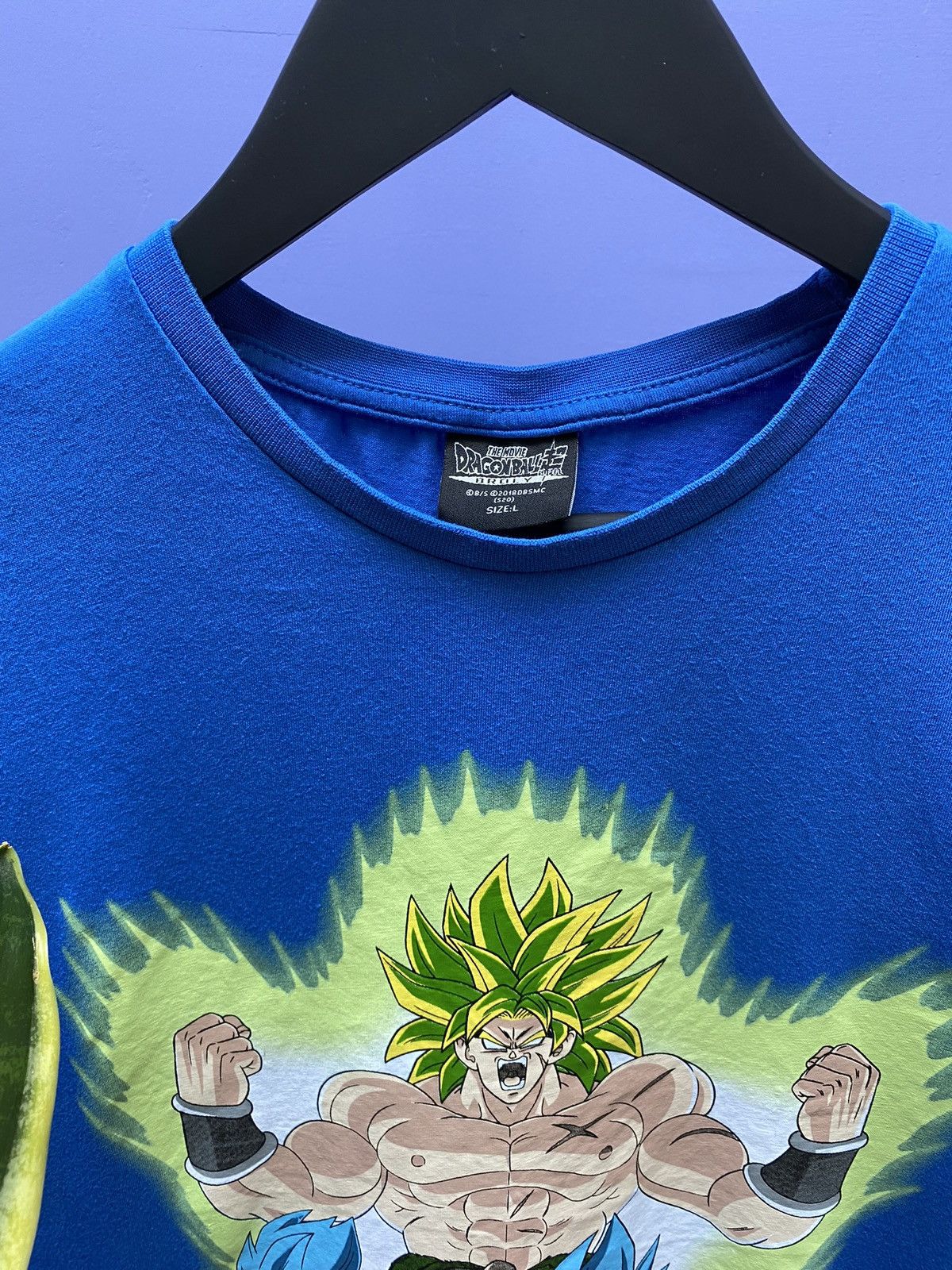 Anime DragonBall Z Super: Broly Movie Goku T Shirt Size US L / EU 52-54 / 3 - 8 Thumbnail