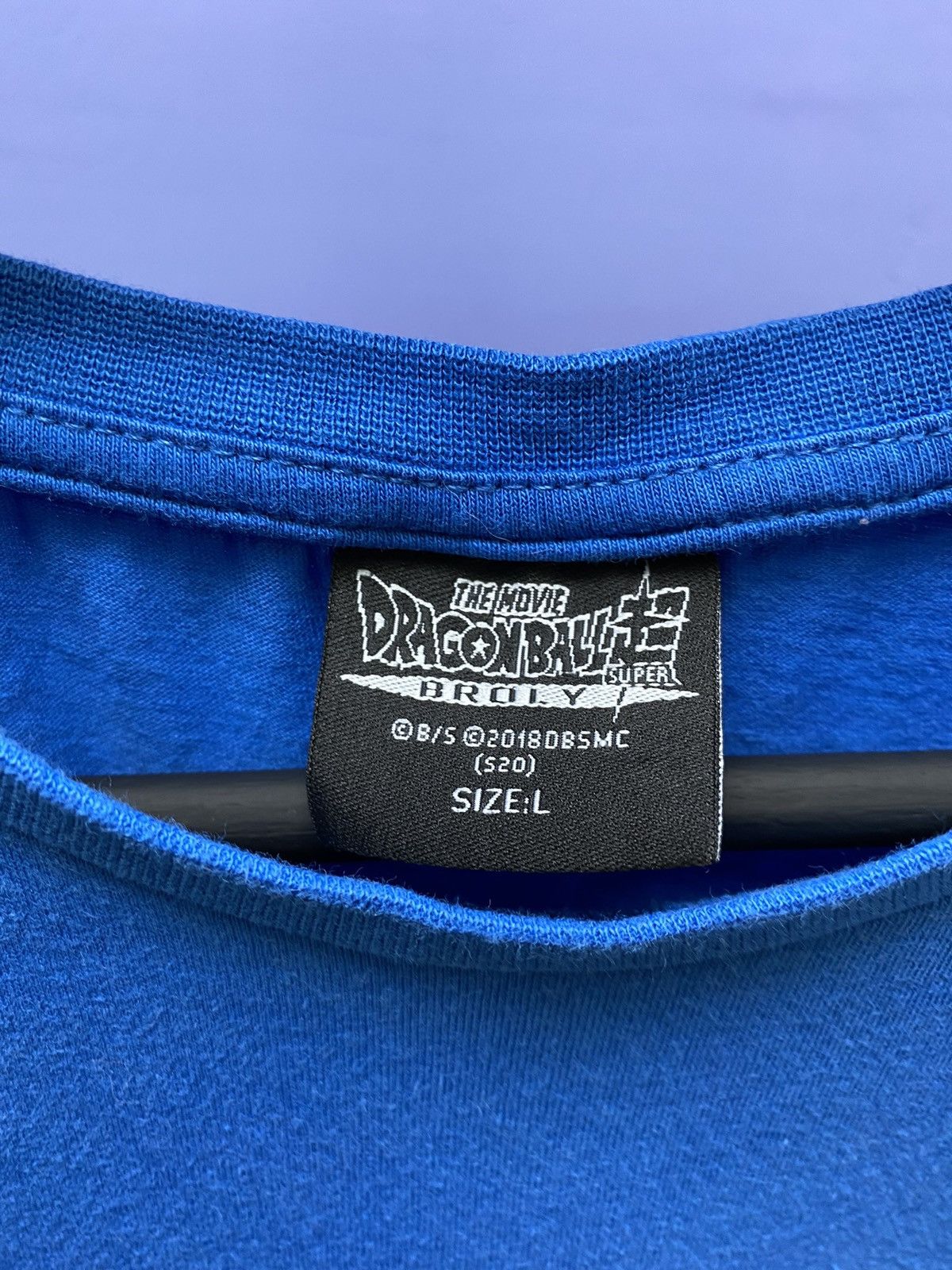 Anime DragonBall Z Super: Broly Movie Goku T Shirt Size US L / EU 52-54 / 3 - 7 Thumbnail