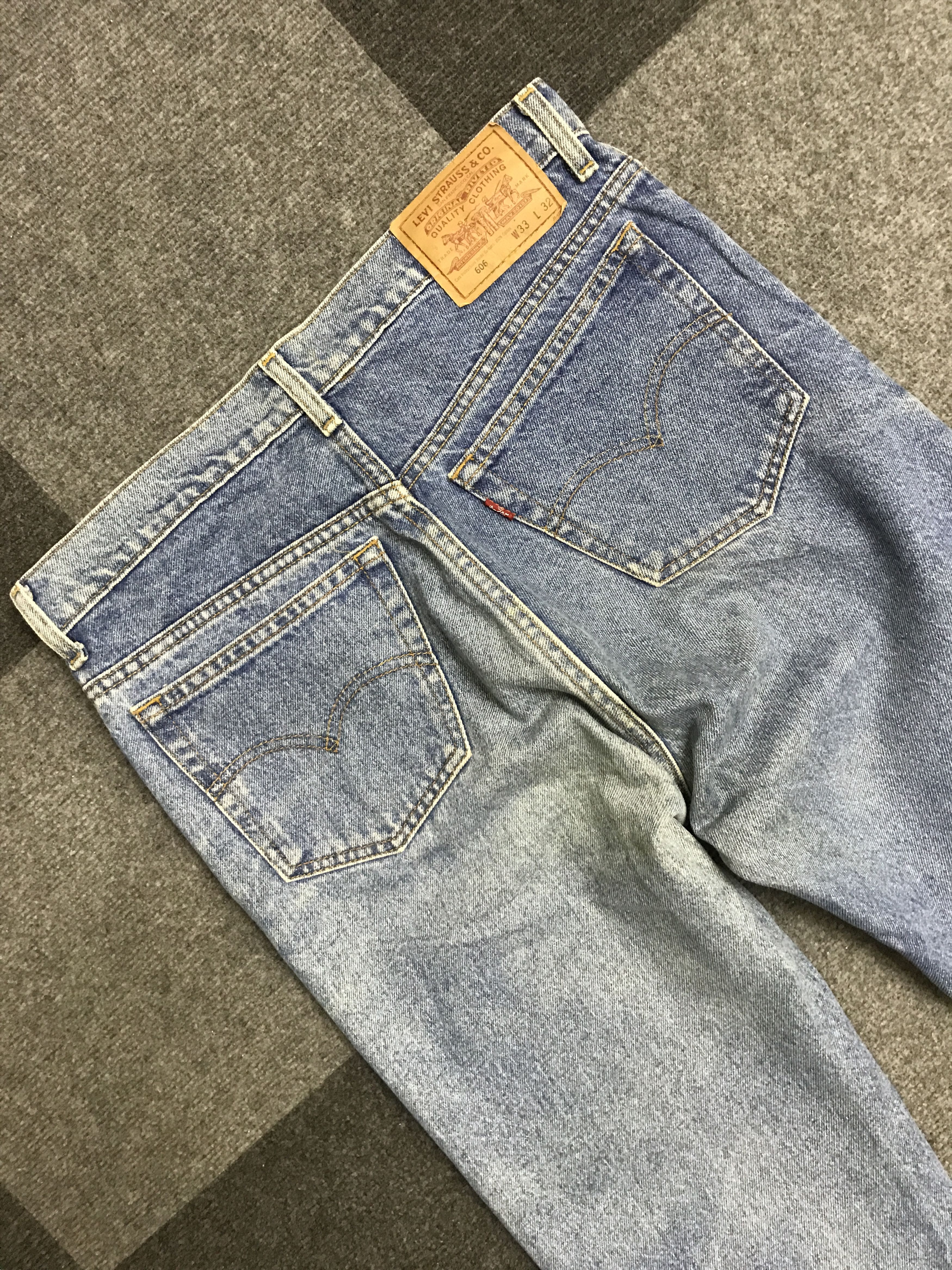 Levi's VL172-Vintage Levis 606 Cropped medium Wash Jeans Size US 32 / EU 48 - 7 Thumbnail