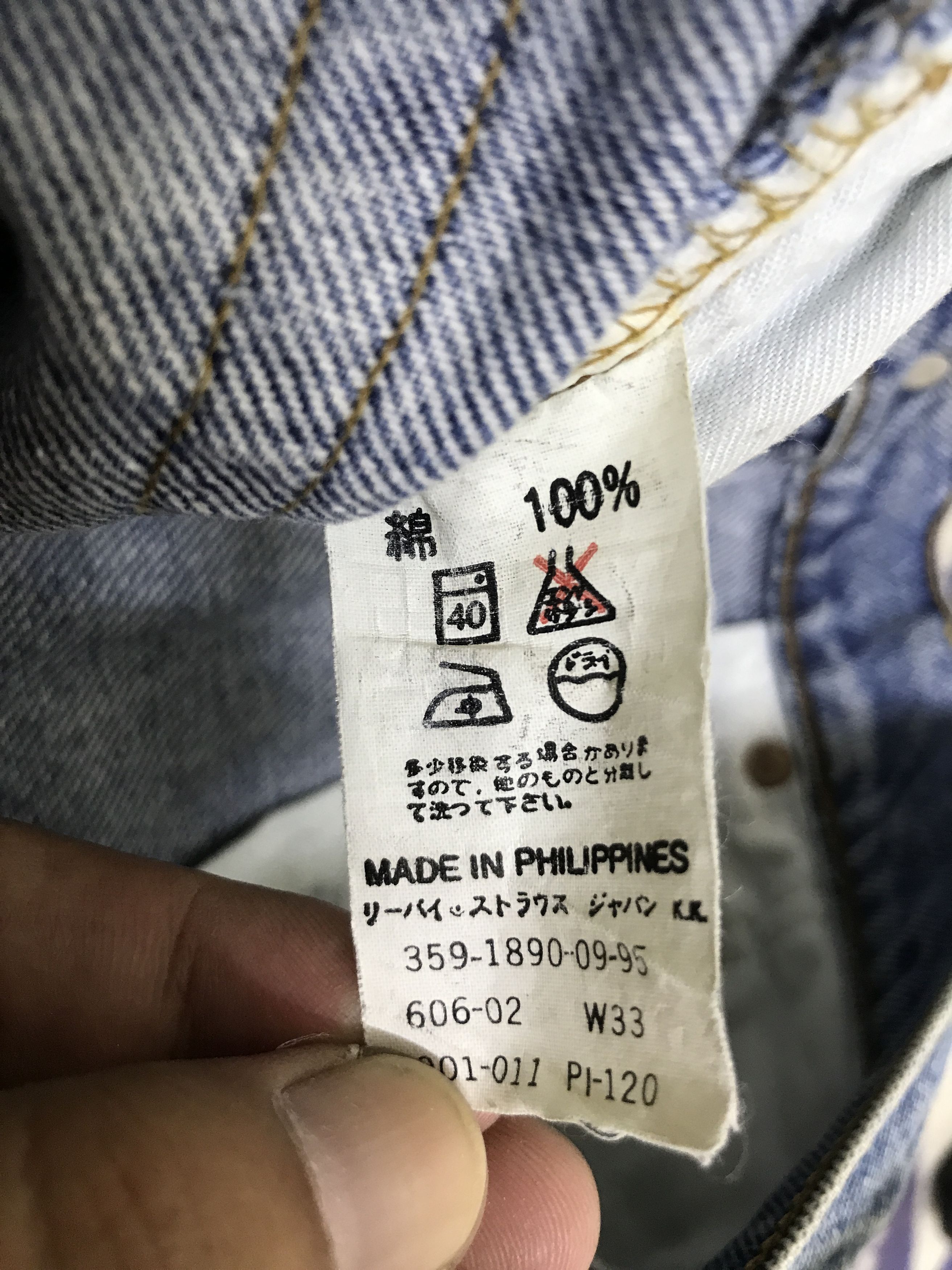 Levi's VL172-Vintage Levis 606 Cropped medium Wash Jeans Size US 32 / EU 48 - 12 Thumbnail