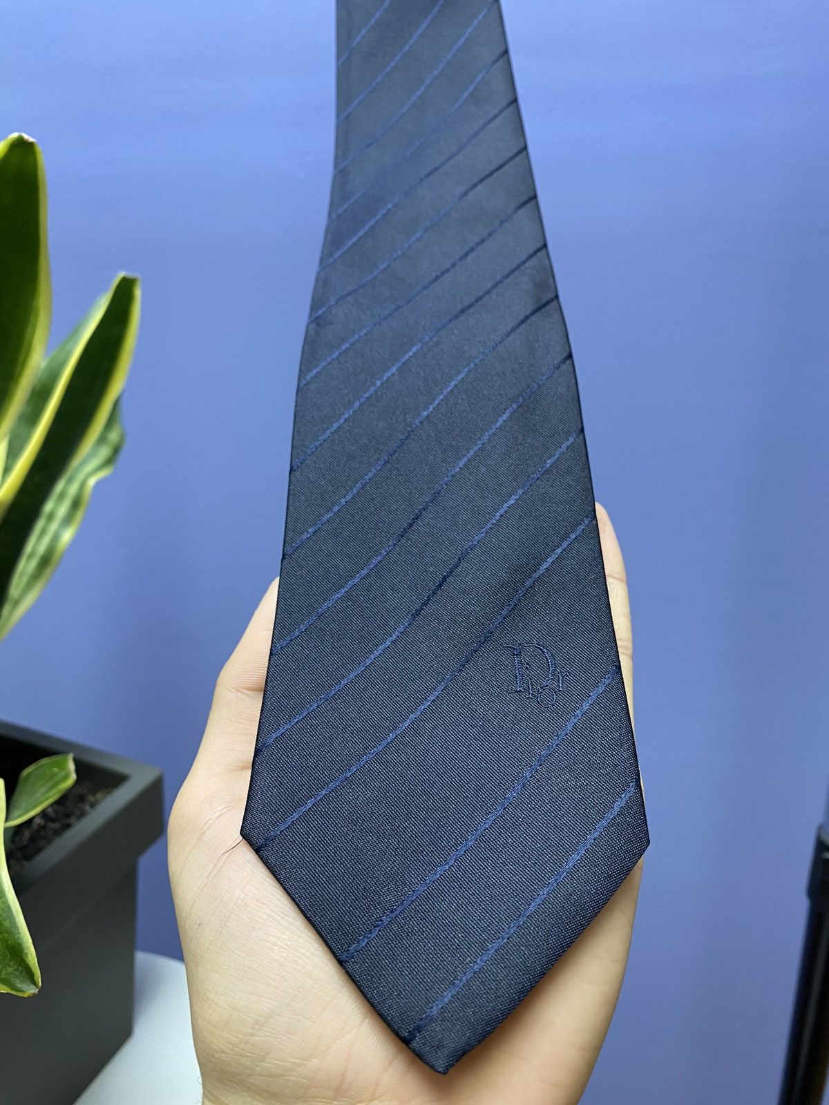 Christian Dior Monsieur × Vintage Christian Dior Vintage Silk Tie Size ONE SIZE - 1 Thumbnail