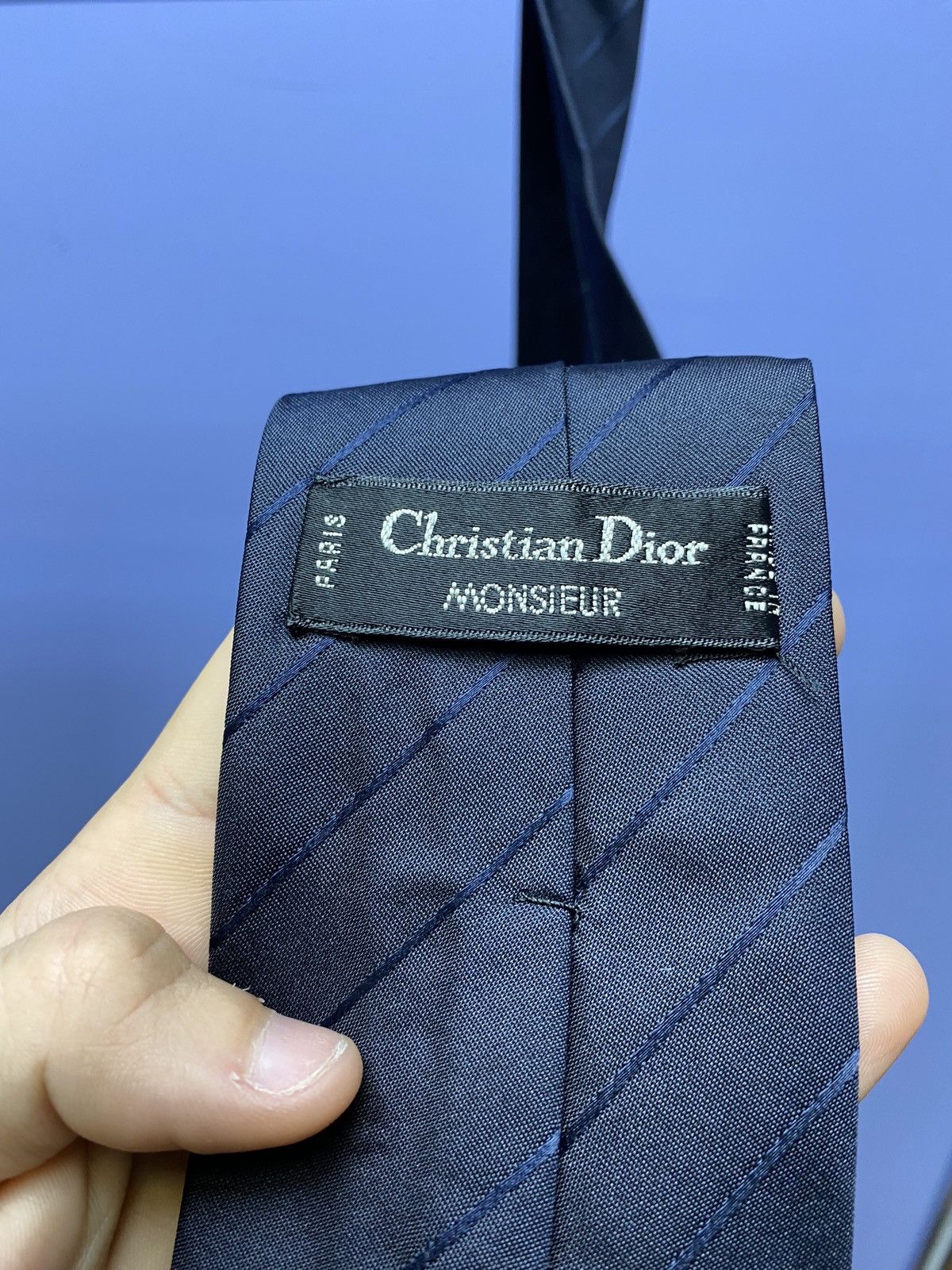 Christian Dior Monsieur × Vintage Christian Dior Vintage Silk Tie Size ONE SIZE - 14 Thumbnail
