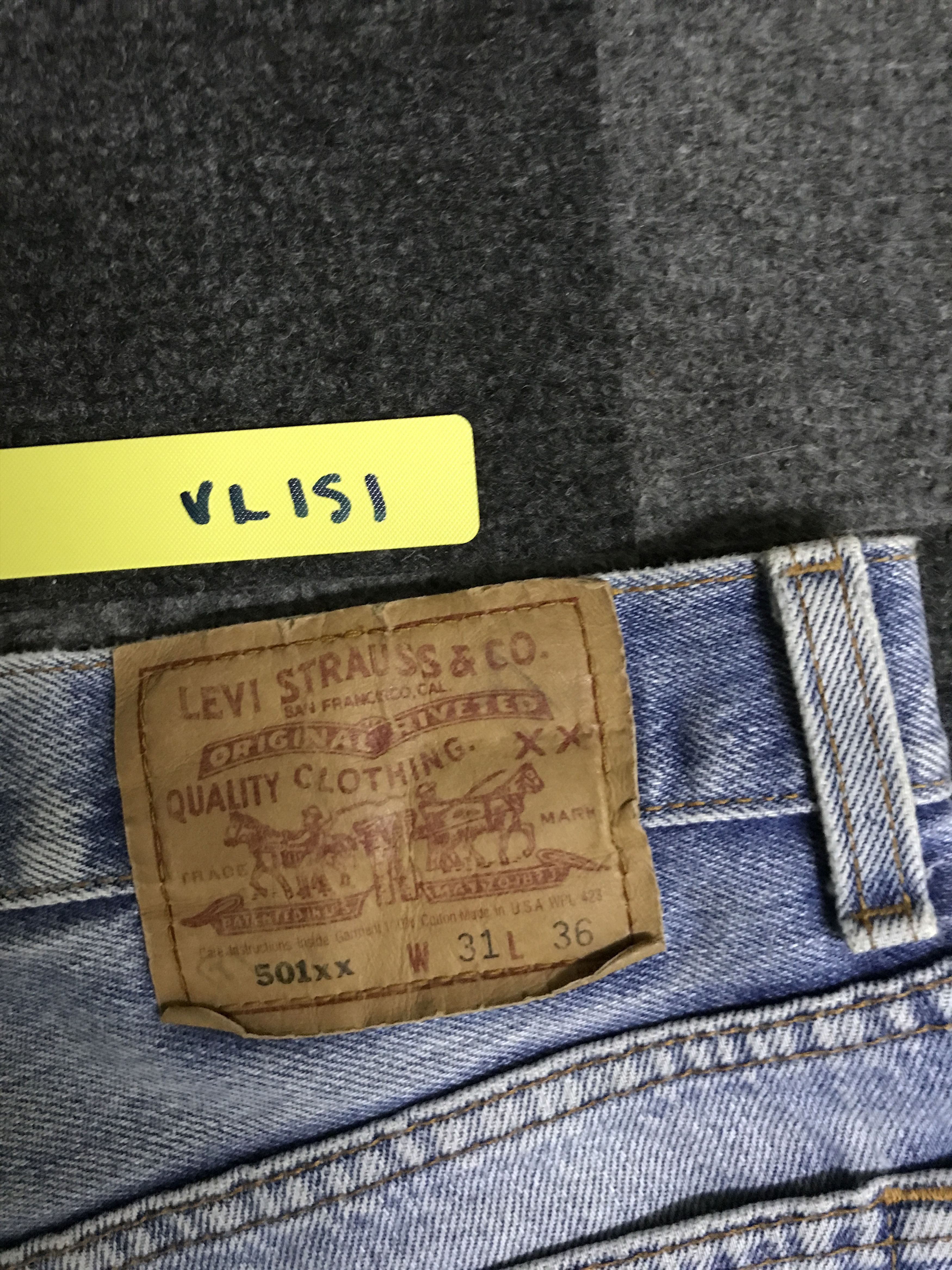 Levi's × Vintage VL151- Vintage Levis 501 Light Wash Distressed Jeans Size US 29 - 18 Thumbnail