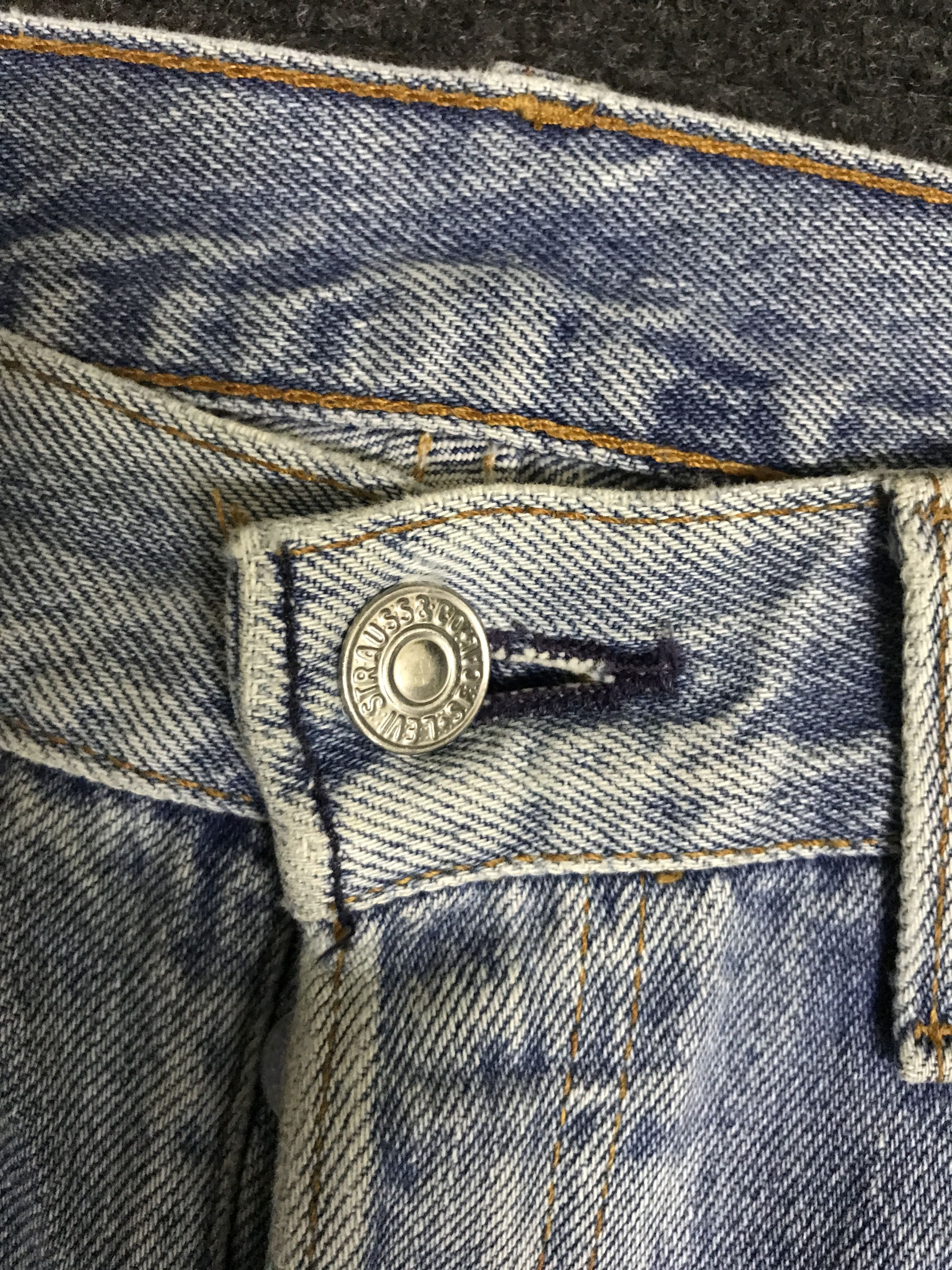 Levi's × Vintage VL151- Vintage Levis 501 Light Wash Distressed Jeans Size US 29 - 7 Thumbnail