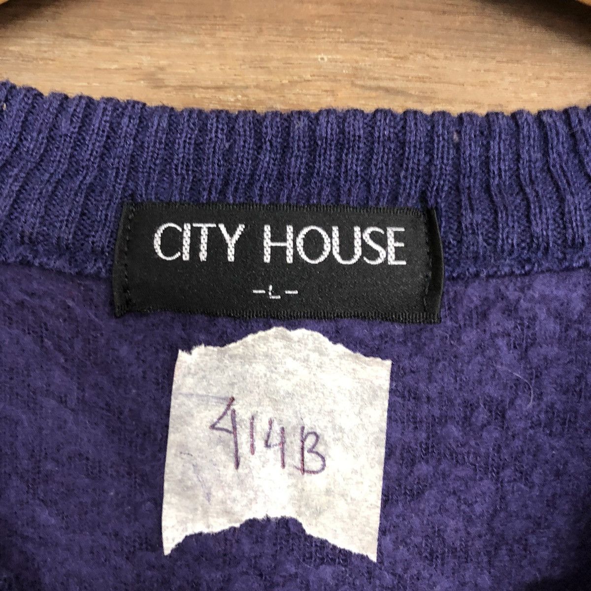 Vintage City House Golf vintage knitwear Purple Sweatshirt #414B Size US L / EU 52-54 / 3 - 12 Thumbnail
