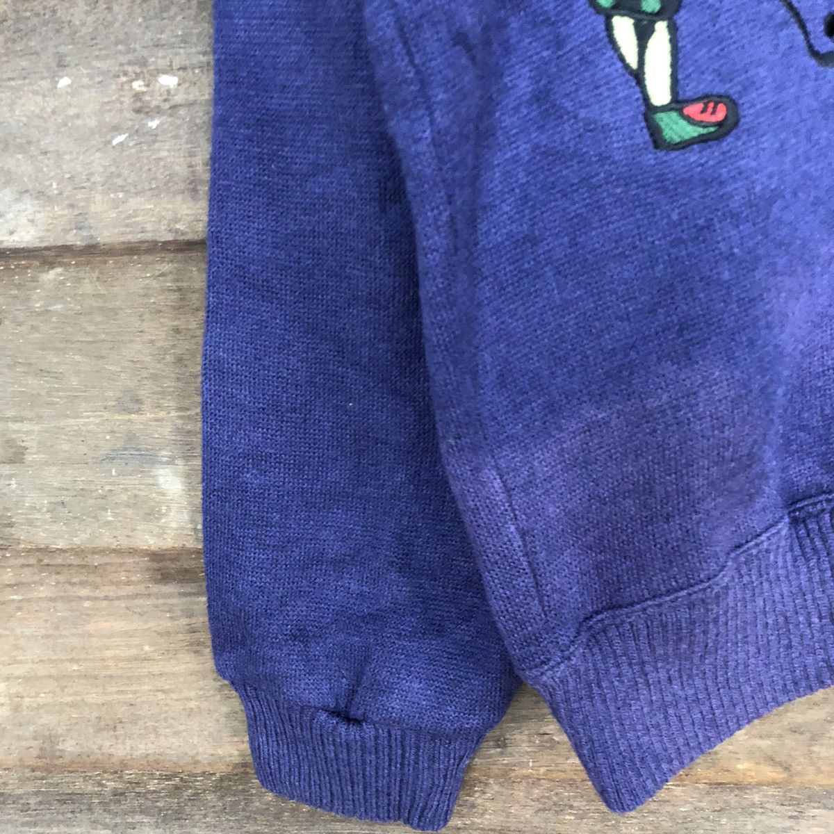 Vintage City House Golf vintage knitwear Purple Sweatshirt #414B Size US L / EU 52-54 / 3 - 6 Thumbnail